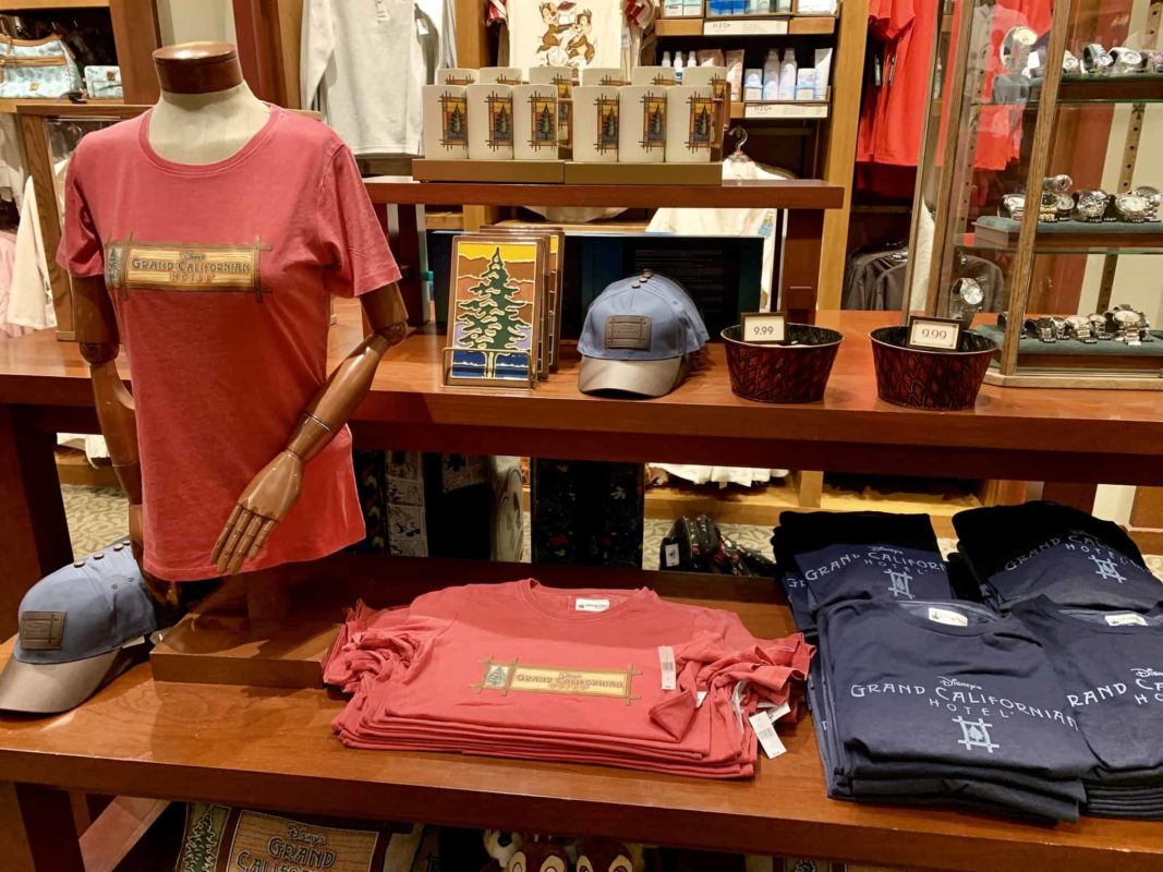 New Apparel at Acorns Gifts and Goods at Disney's Grand Californian Hotel and Spa