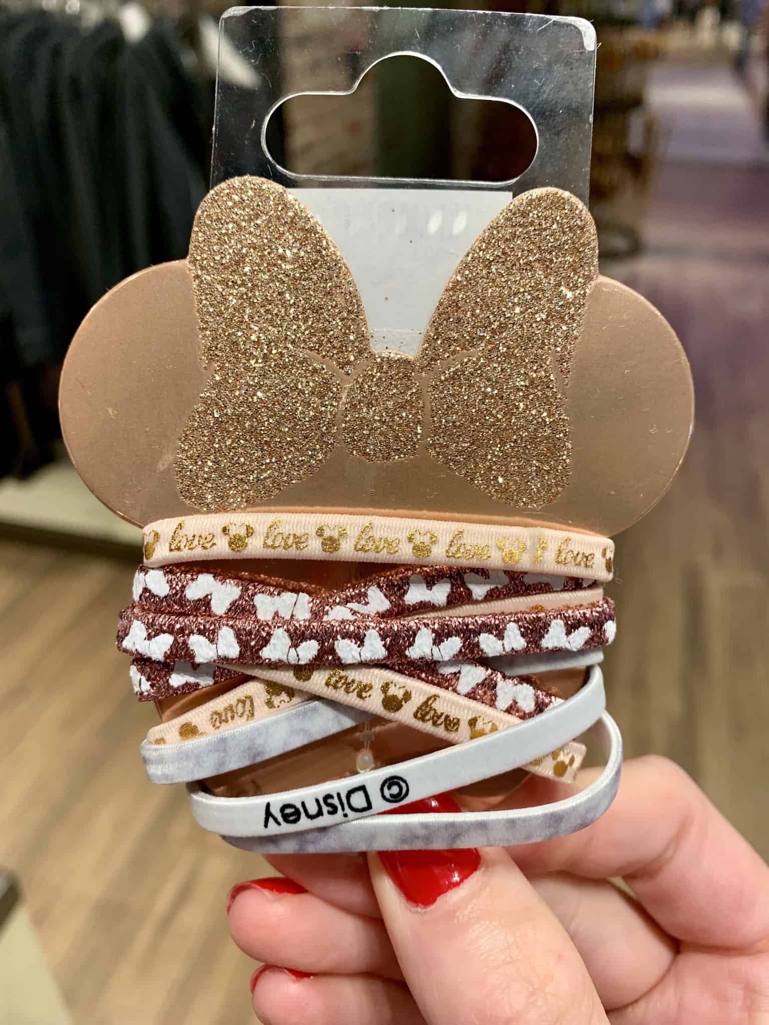 New Hair Ties Featuring Disney Princesses, Mickey Mouse Designs Disneyland Resort