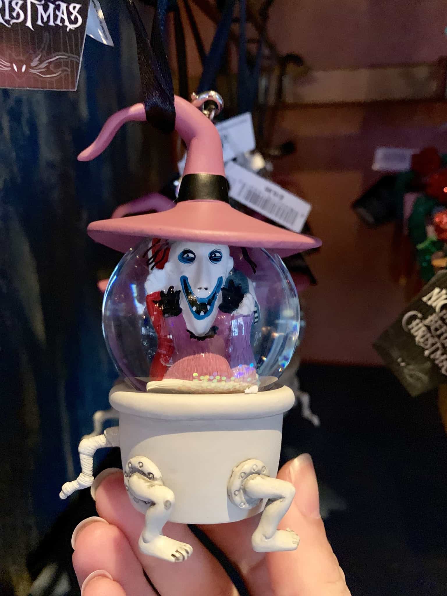 Nightmare Before Christmas Snowglobe Ornaments Disneyland Resort