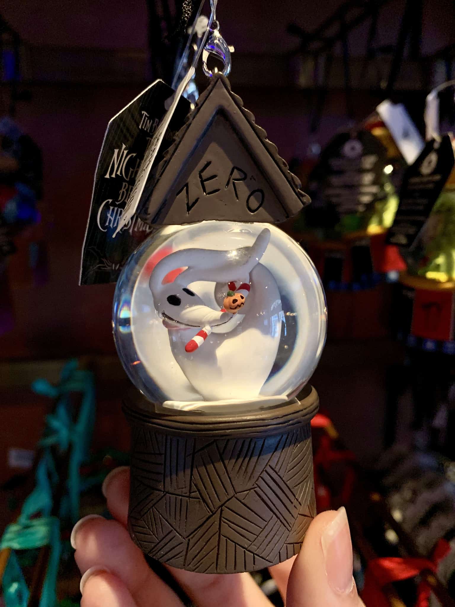Nightmare Before Christmas Snowglobe Ornaments Disneyland Resort