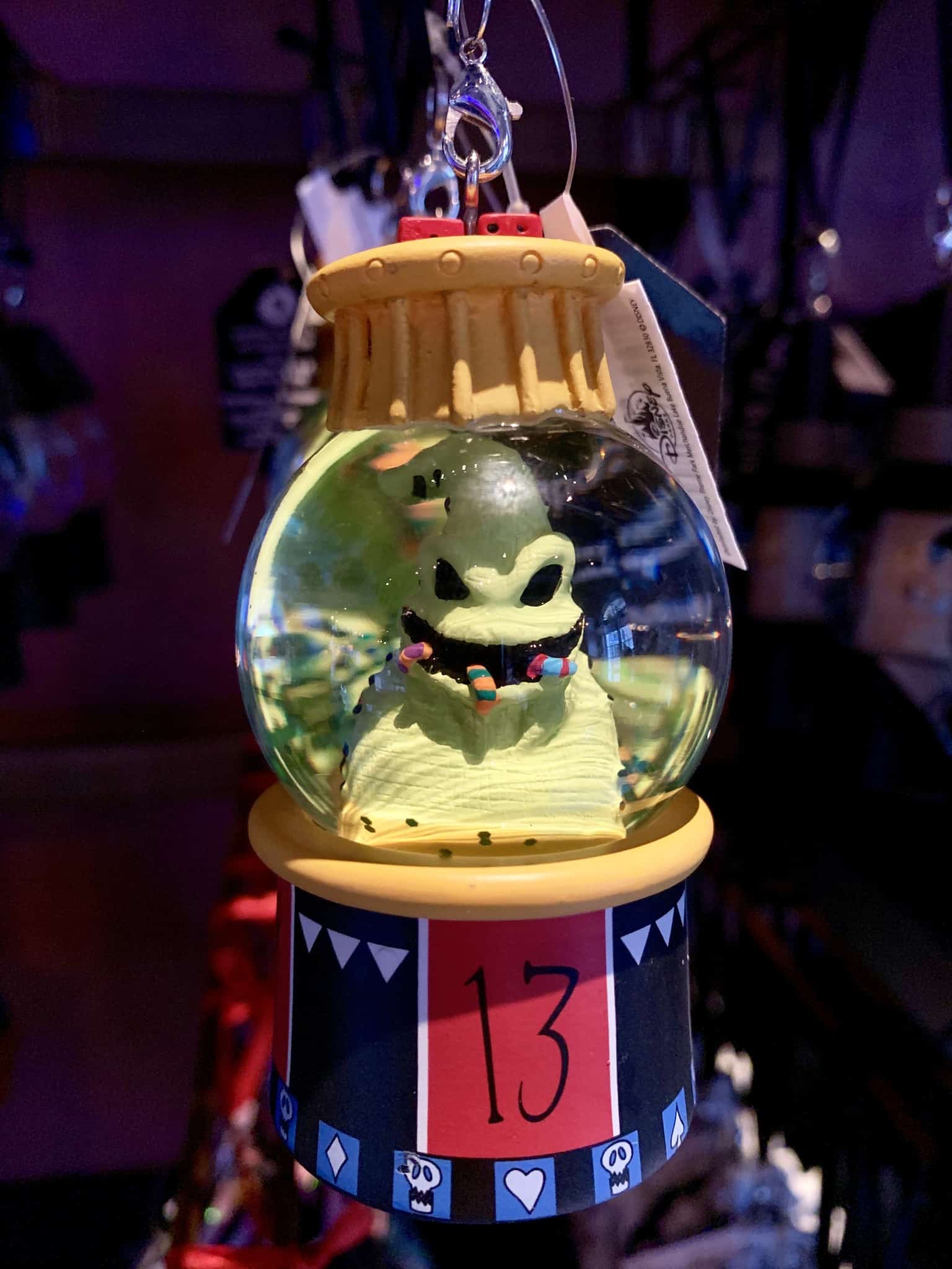 Nightmare Before Christmas Snowglobe Ornaments Disneyland Resort