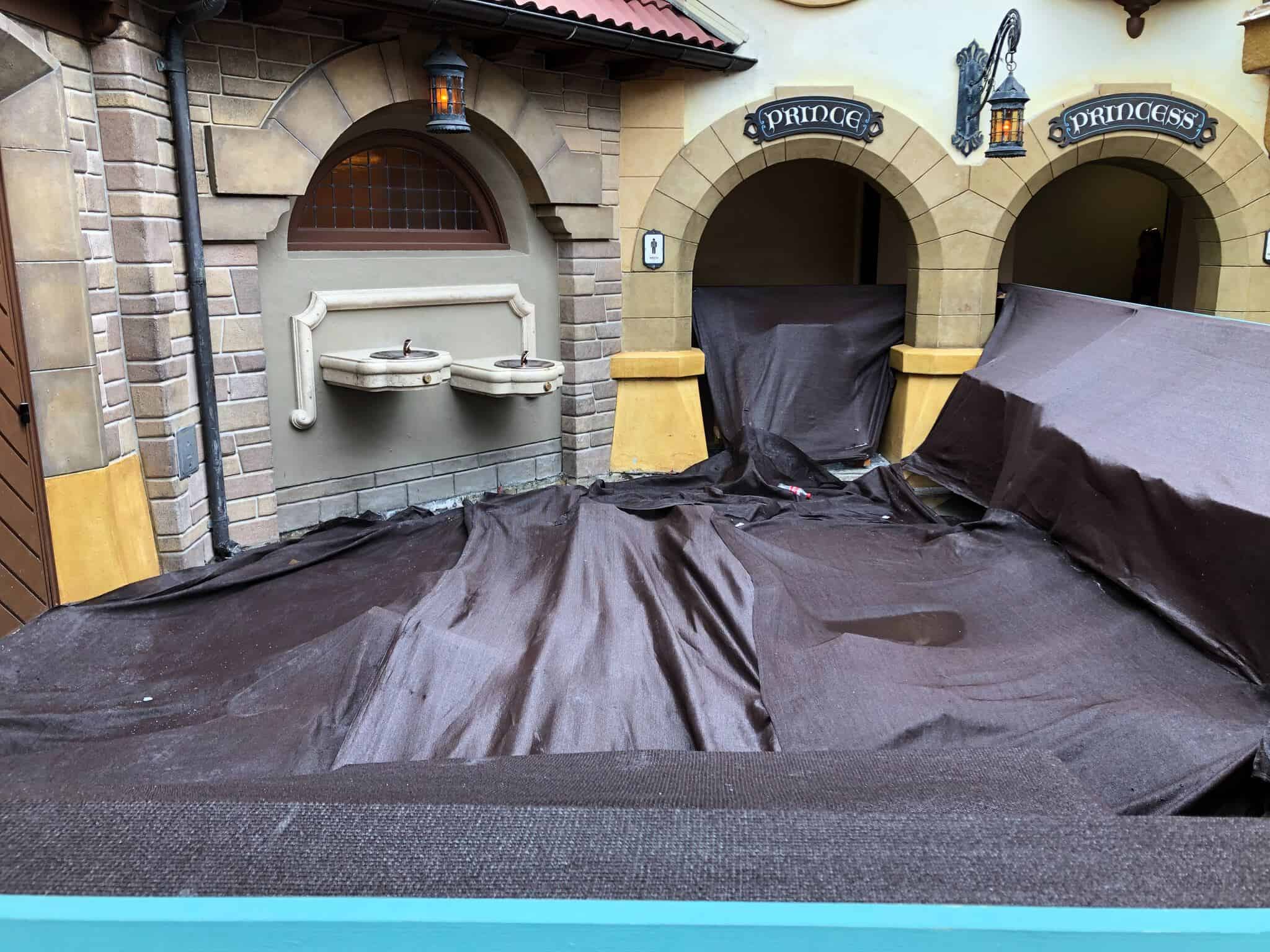 Fantasyland restrooms construction