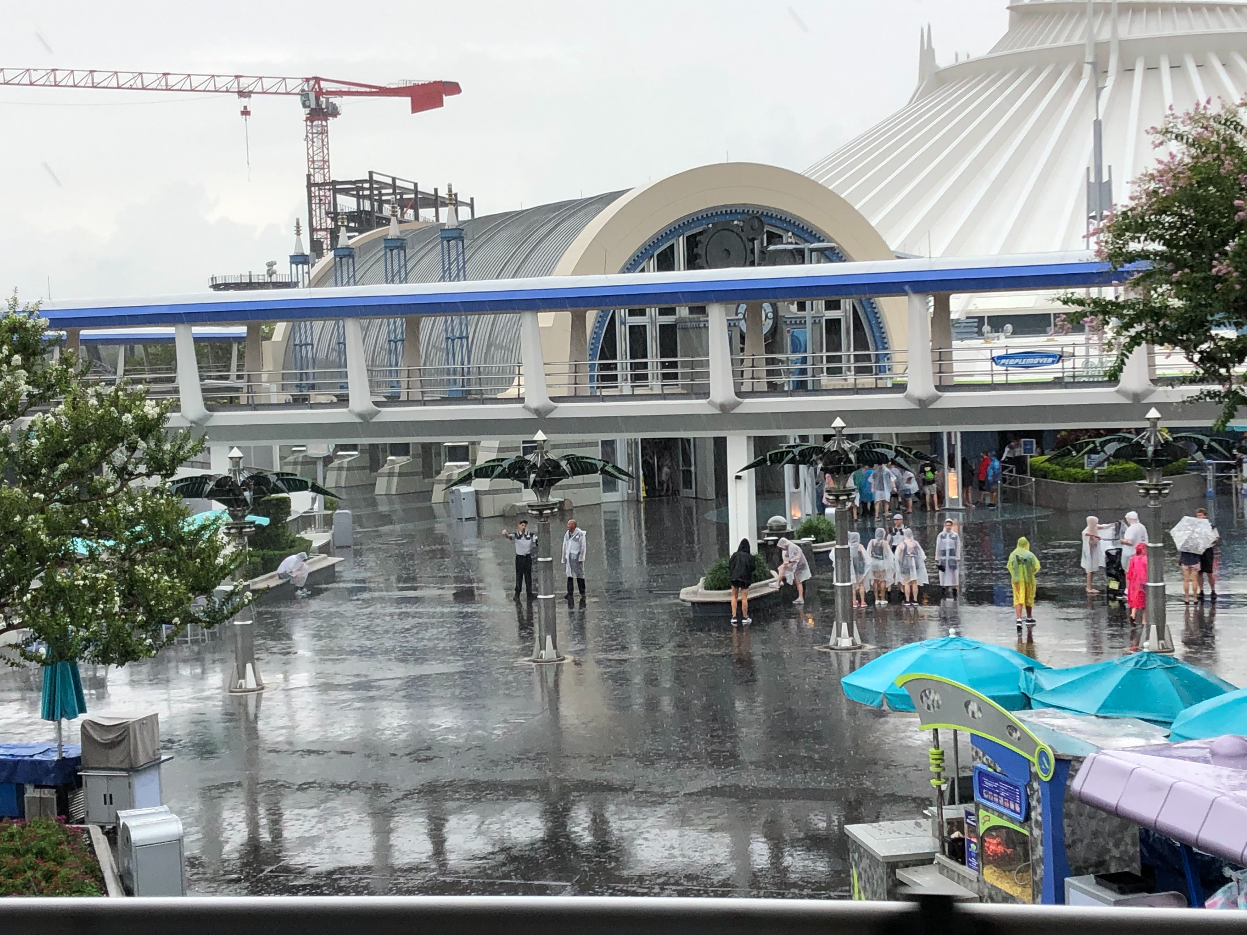 Space Mountain Rainy Day