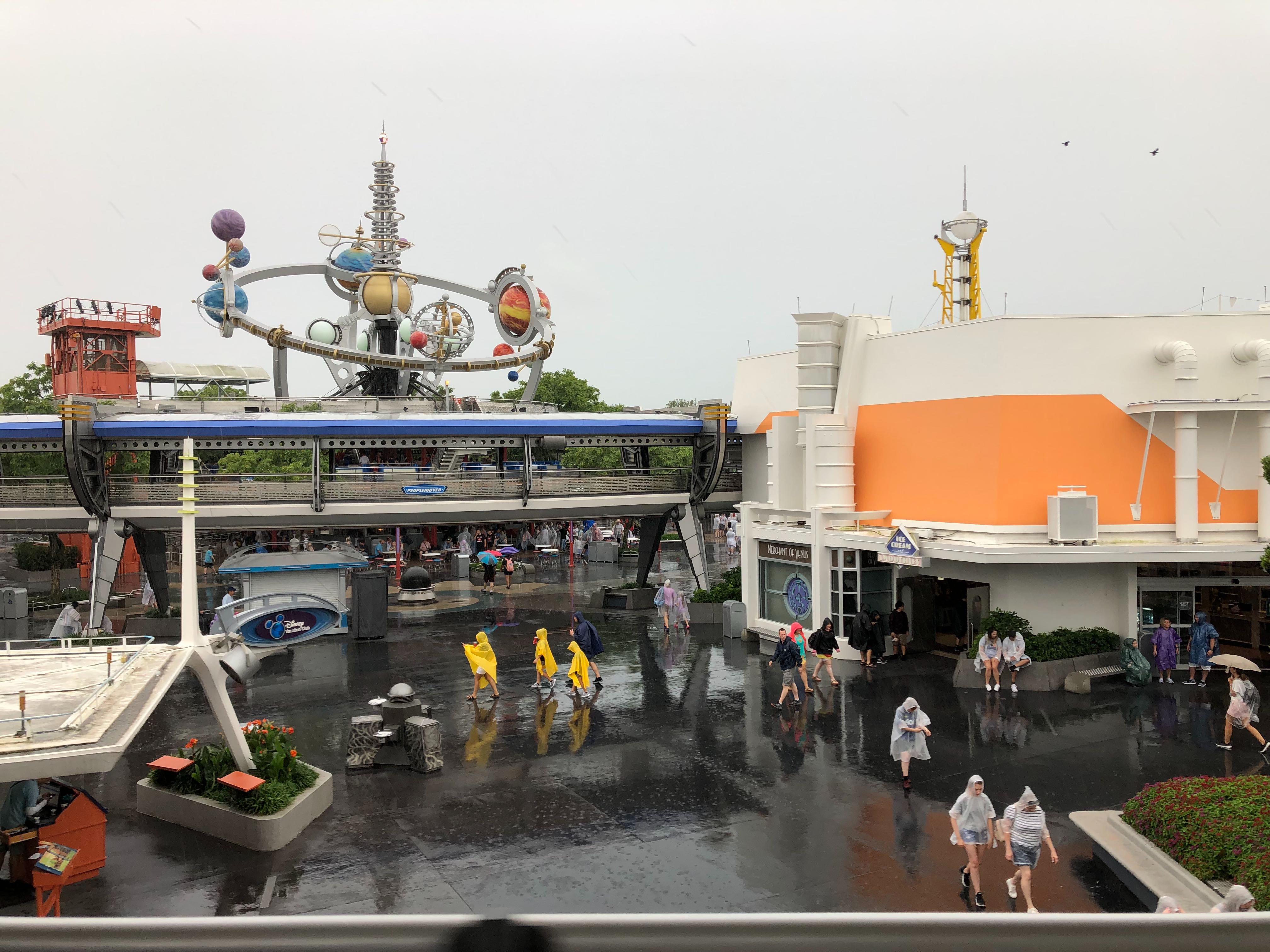 Tomorrowland in the rain