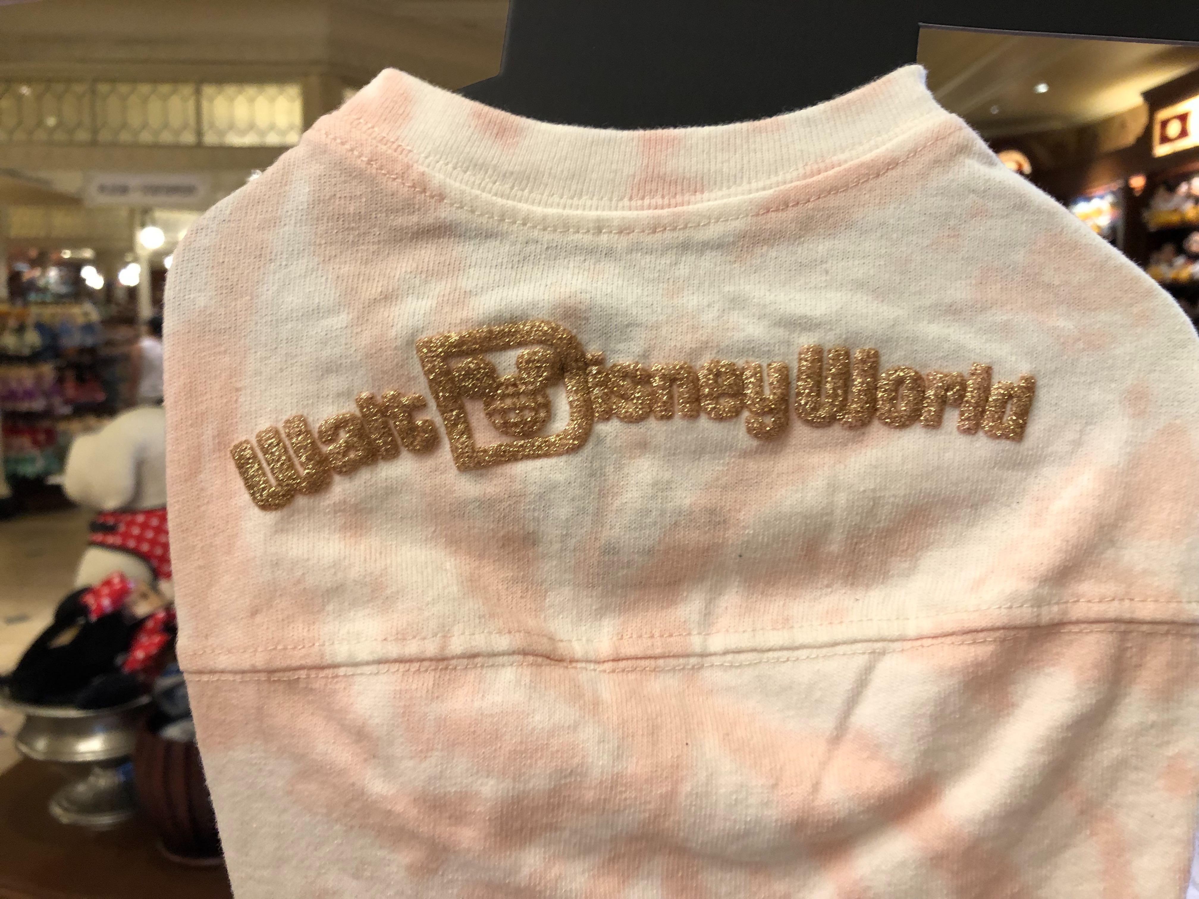 walt disney world pink and white pet spirit jersey