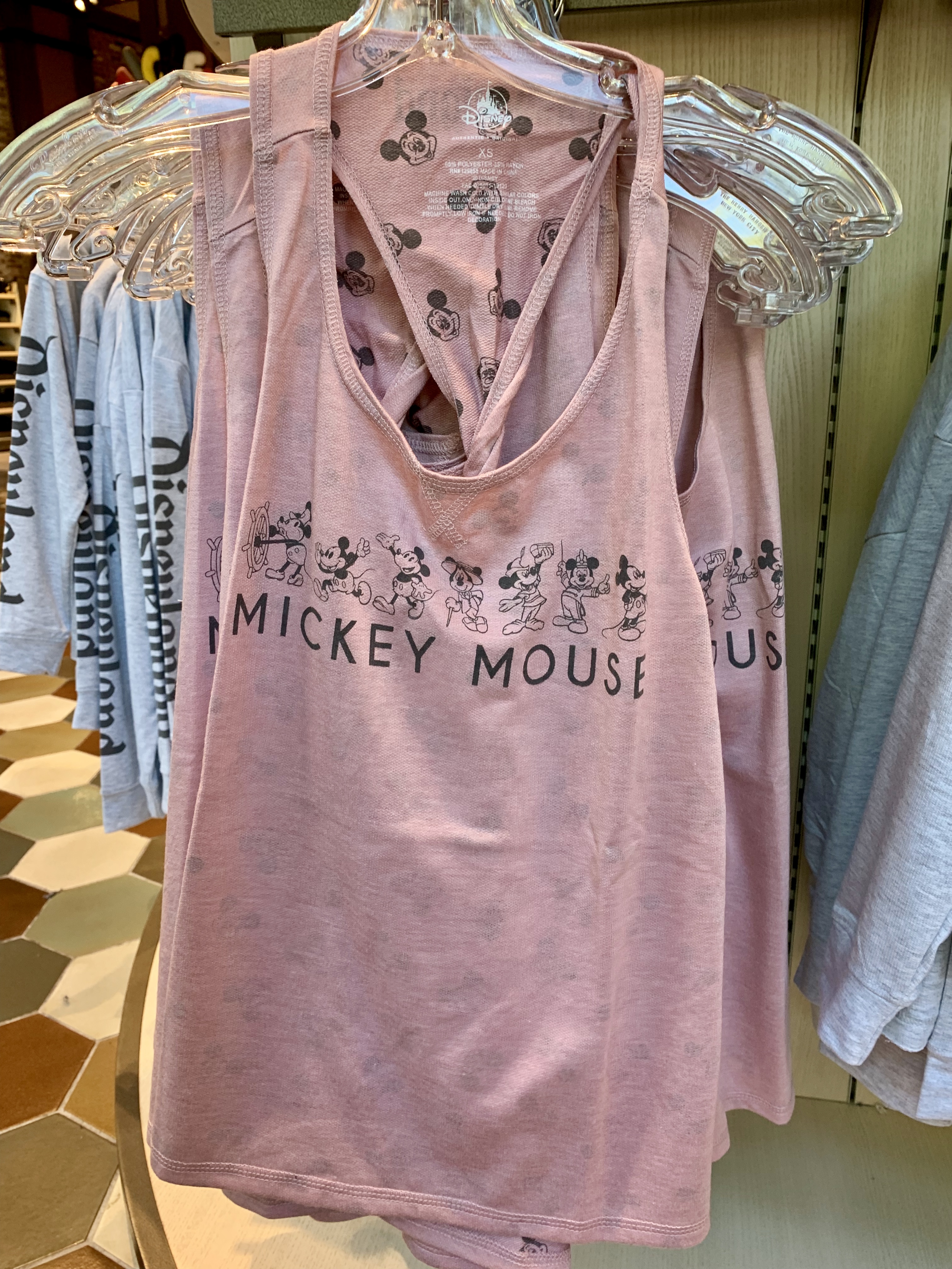 Pink Women's Mickey Mouse Apparel Disneyland Resort