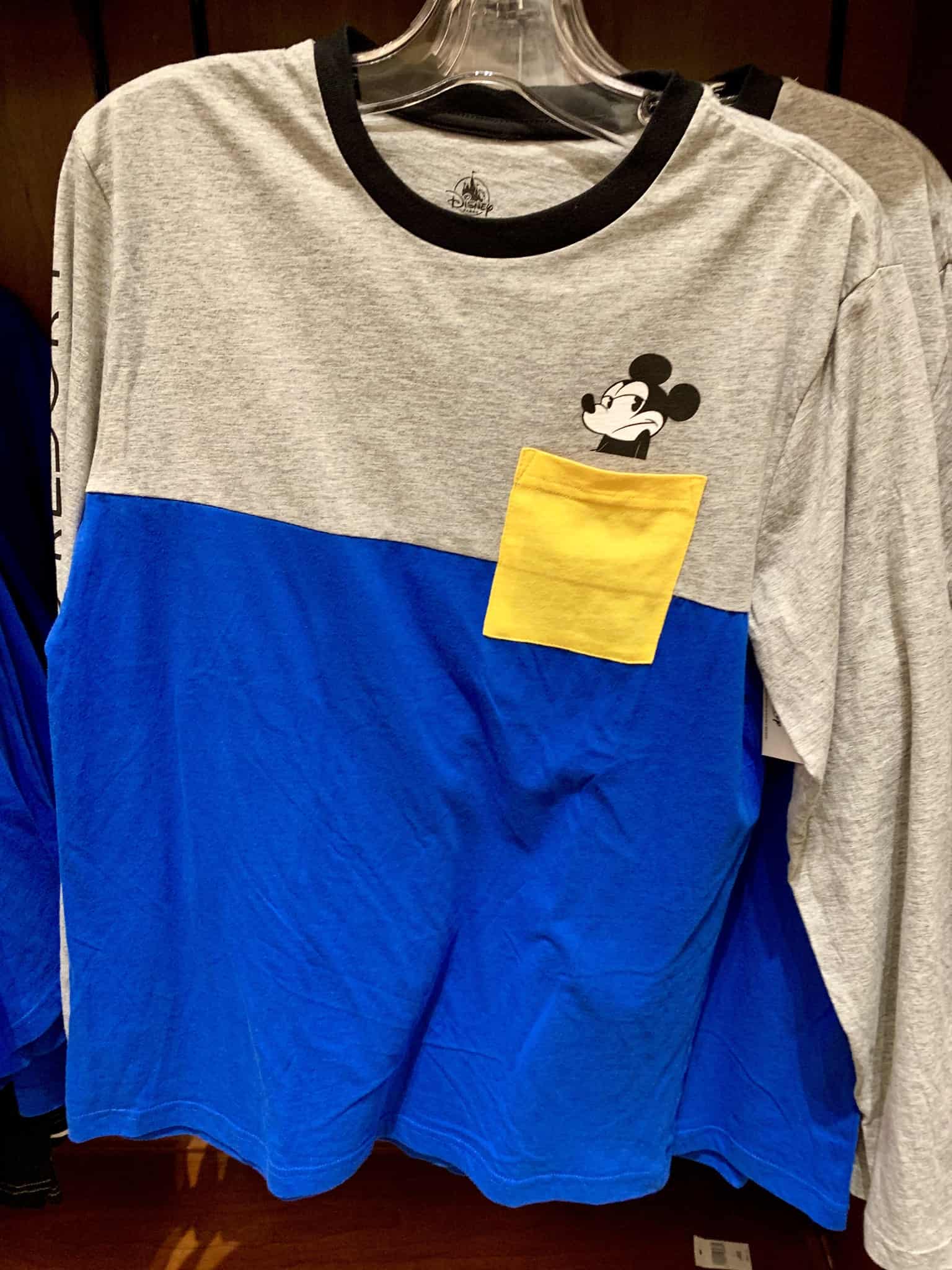 Retro Mickey Mouse Apparel Red Yellow And Blue Disneyland Resort