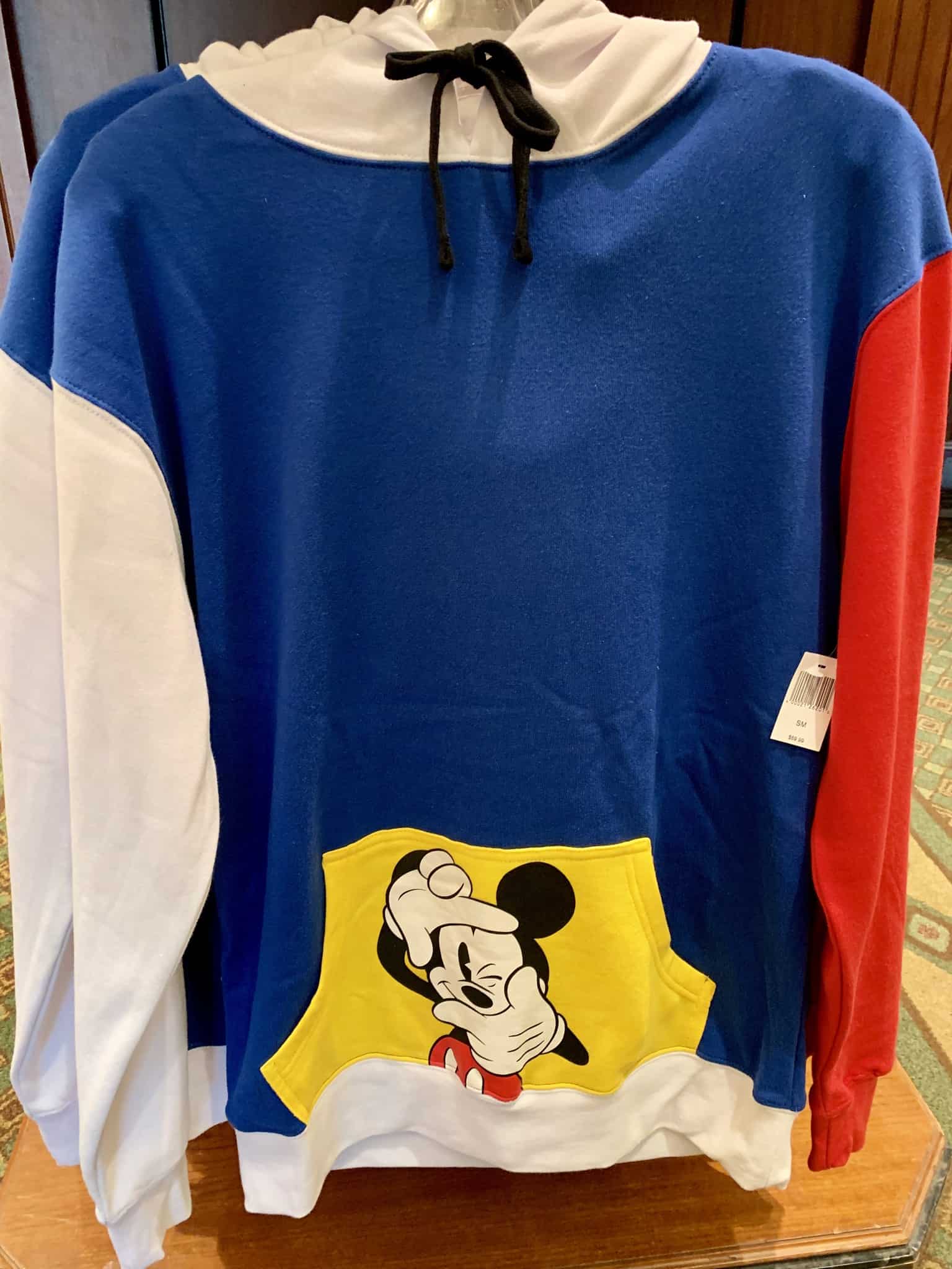 Retro Mickey Mouse Apparel Red Yellow And Blue Disneyland Resort