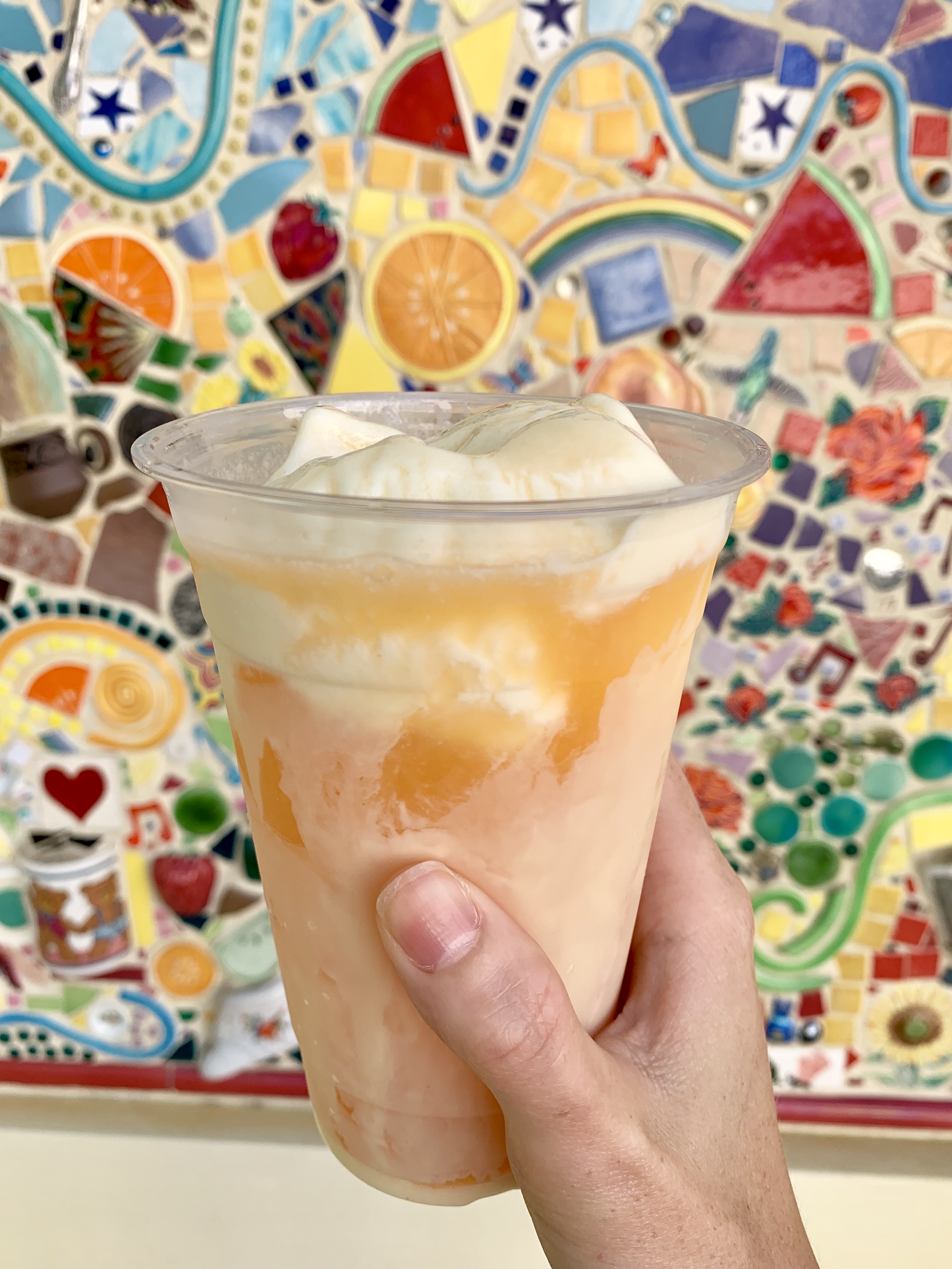 Seasonal Orange Cream Lemonade Schmoozies Disney California Adventure