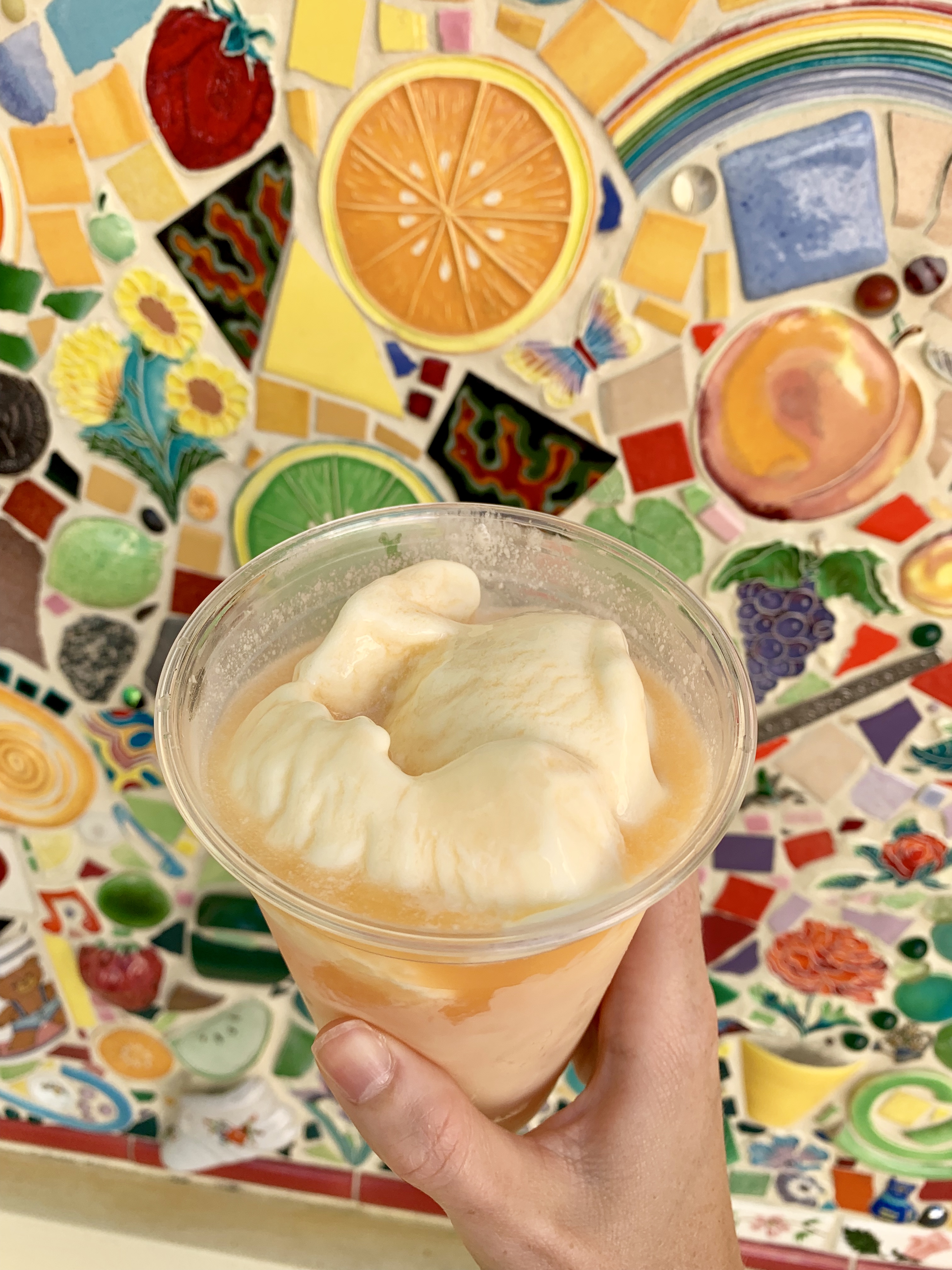 Seasonal Orange Cream Lemonade Schmoozies Disney California Adventure