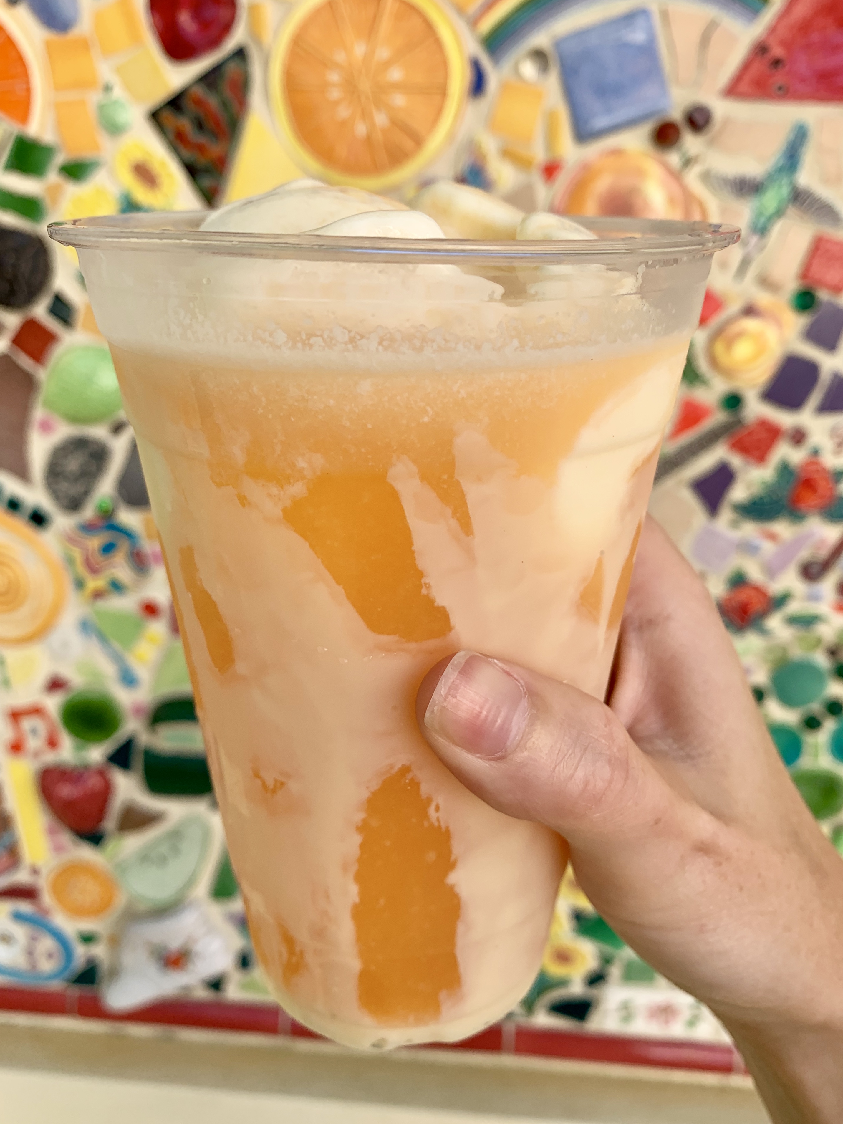Seasonal Orange Cream Lemonade Schmoozies Disney California Adventure