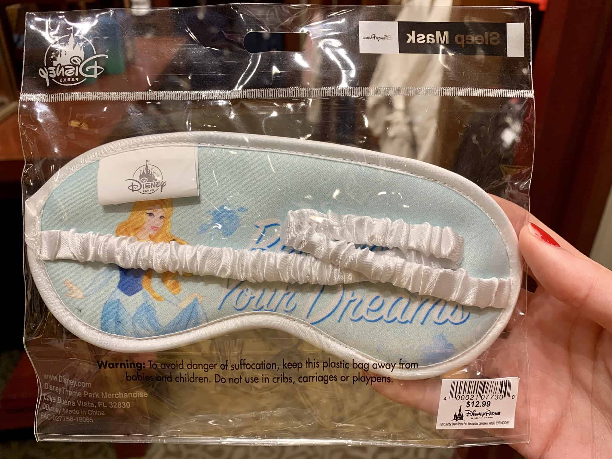 Sleep Masks Featuring Mickey Mouse Minnie Mouse and Aurora Disney's Grand Californian Hotel and Spa