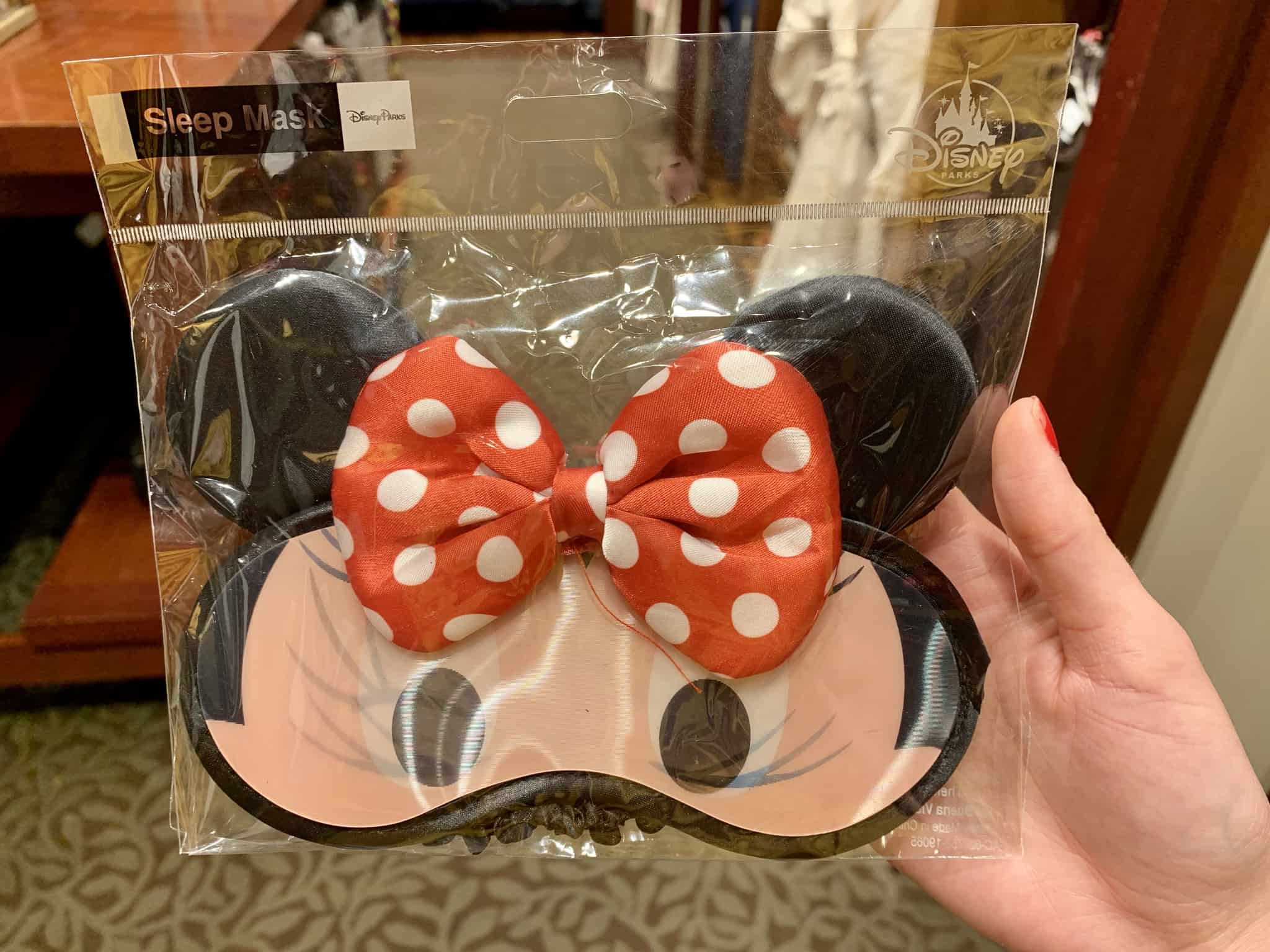 Sleep Masks Featuring Mickey Mouse Minnie Mouse and Aurora Disney's Grand Californian Hotel and Spa