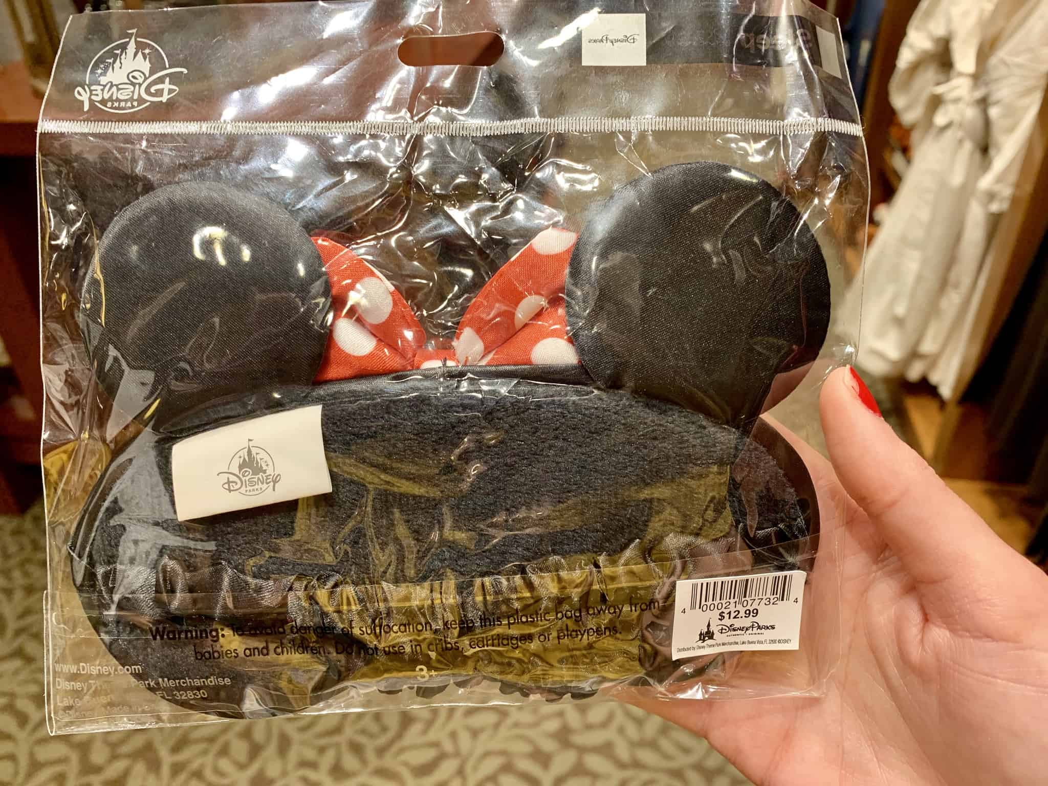 Sleep Masks Featuring Mickey Mouse Minnie Mouse and Aurora Disney's Grand Californian Hotel and Spa