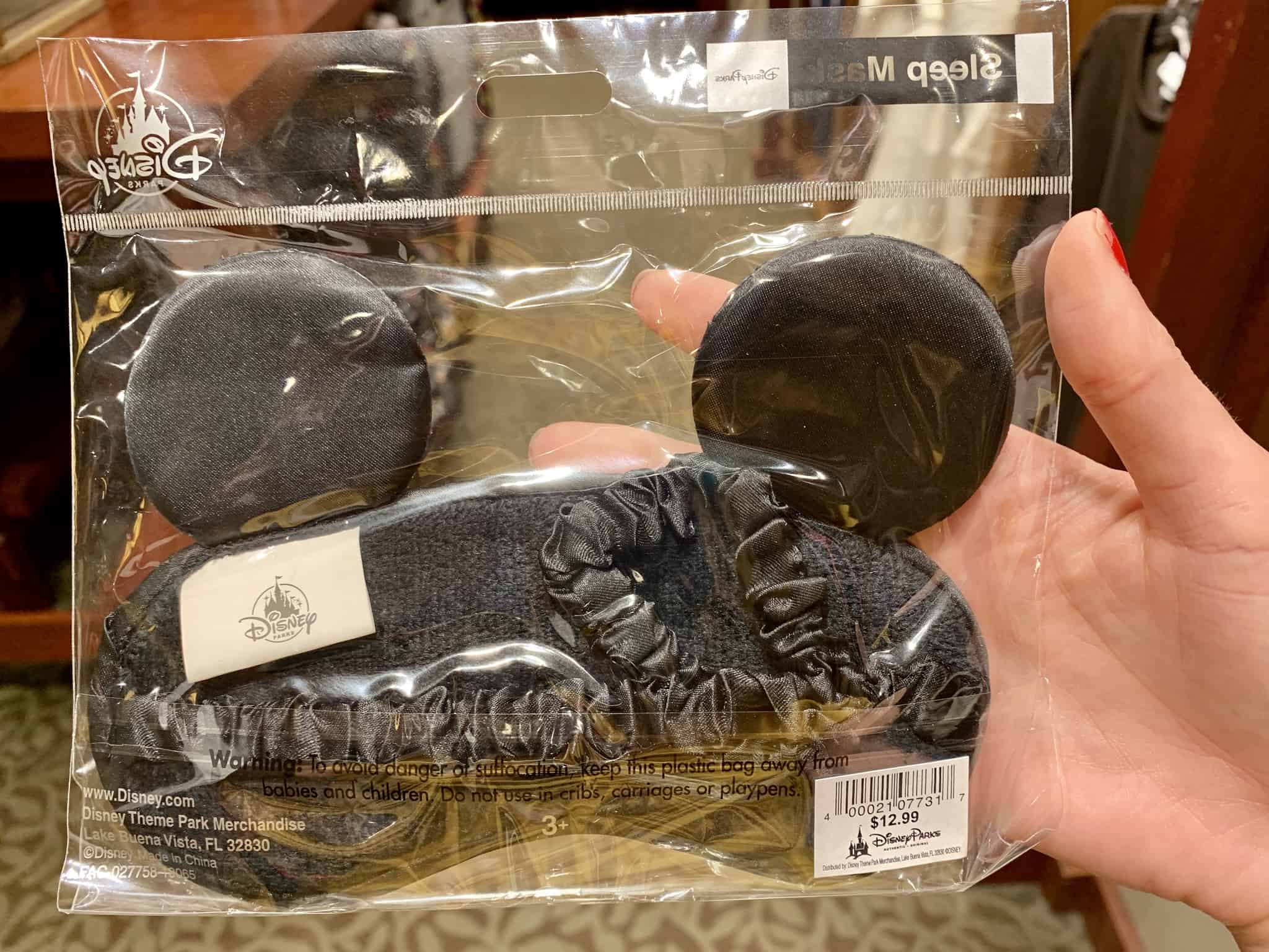 Sleep Masks Featuring Mickey Mouse Minnie Mouse and Aurora Disney's Grand Californian Hotel and Spa