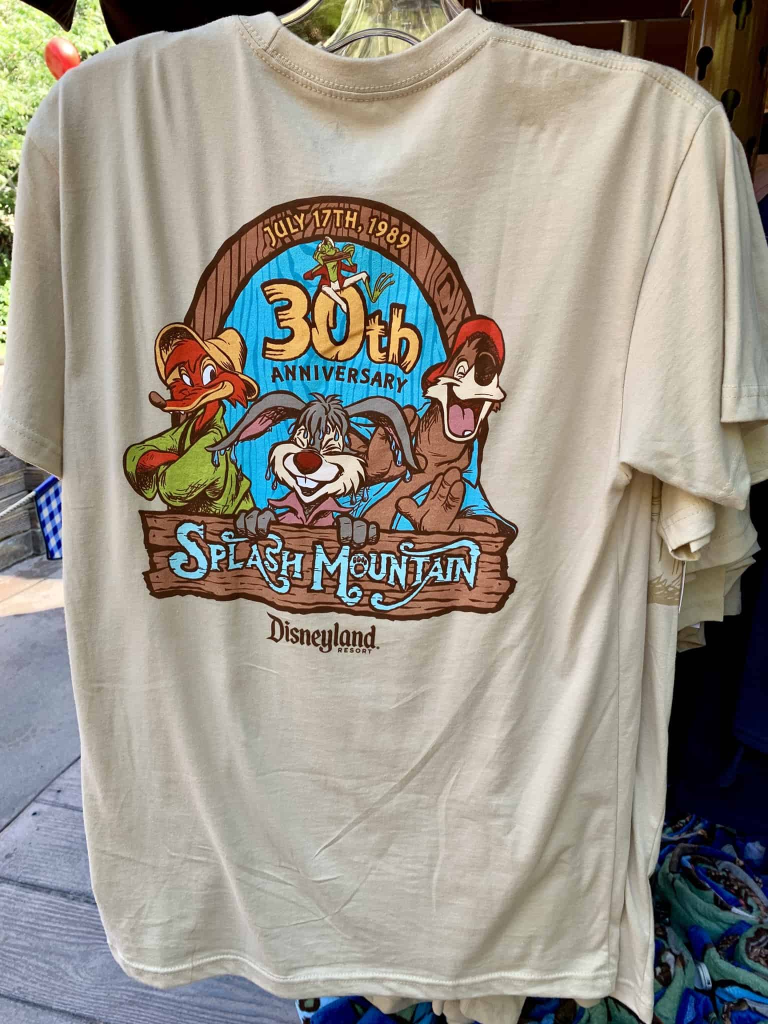 Splash Mountain 30th Anniversary Merchandise Disneyland Resort