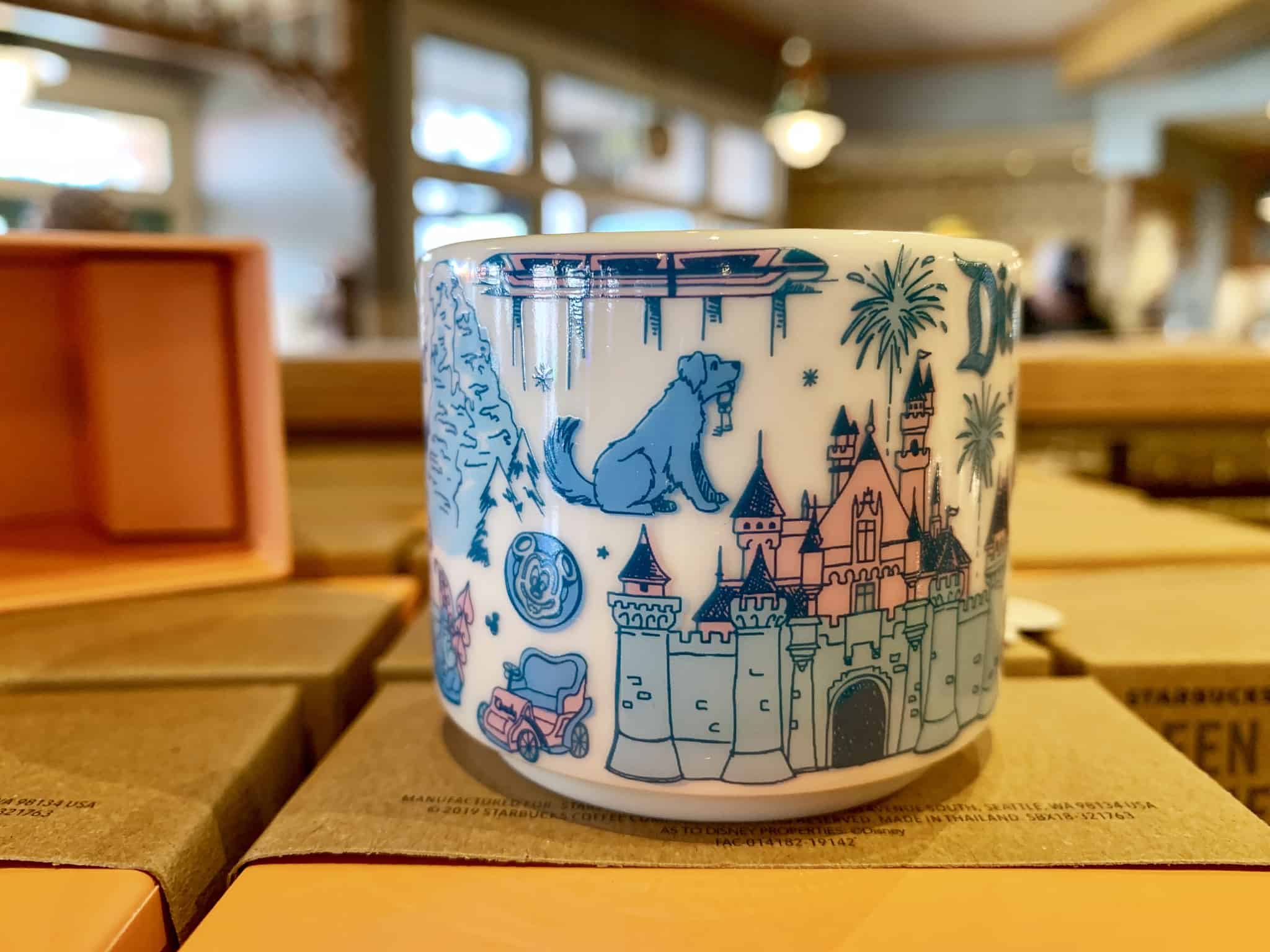 Starbucks "Been There" Mug Ornament Disneyland and Disney California Adventure