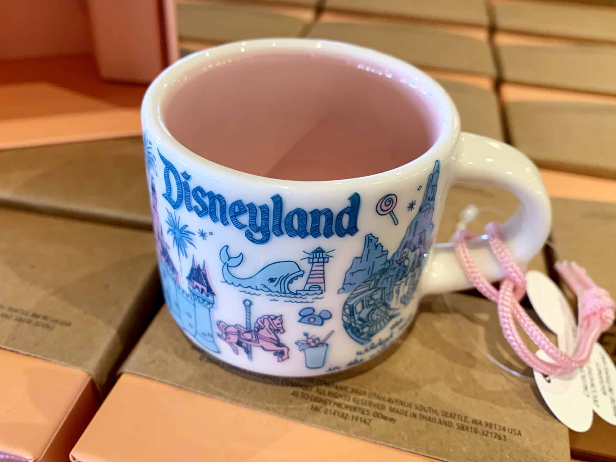 Starbucks "Been There" Mug Ornament Disneyland and Disney California Adventure