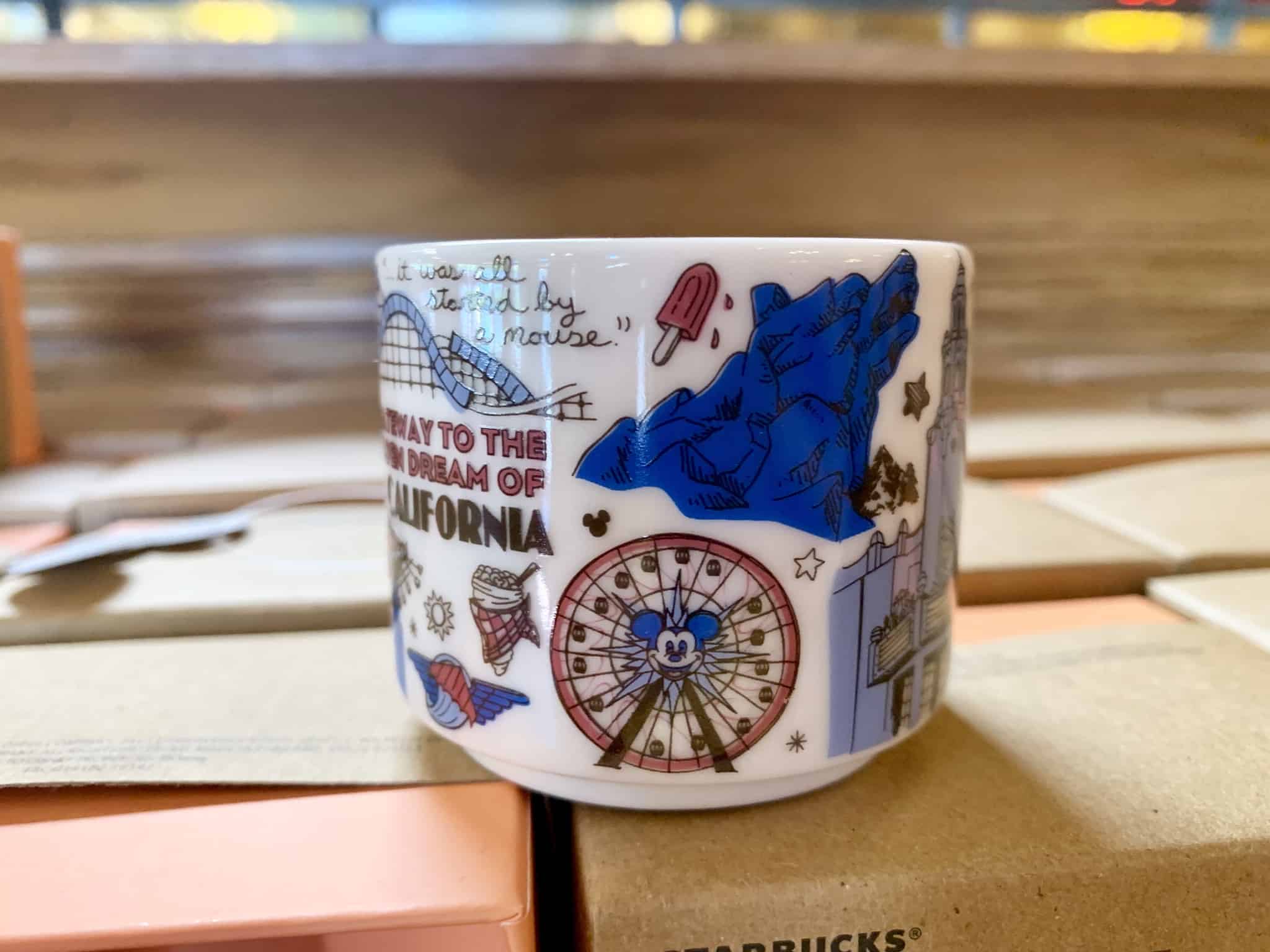 Starbucks "Been There" Mug Ornament Disneyland and Disney California Adventure
