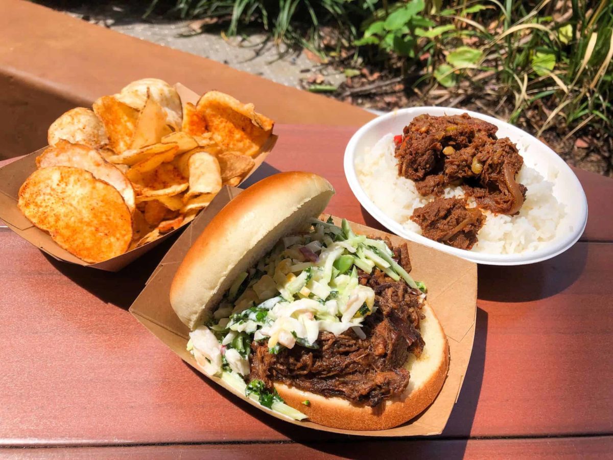 Tortuga Tavern at the Magic Kingdom Ropa Vieja and Jerk-smoked Brisket