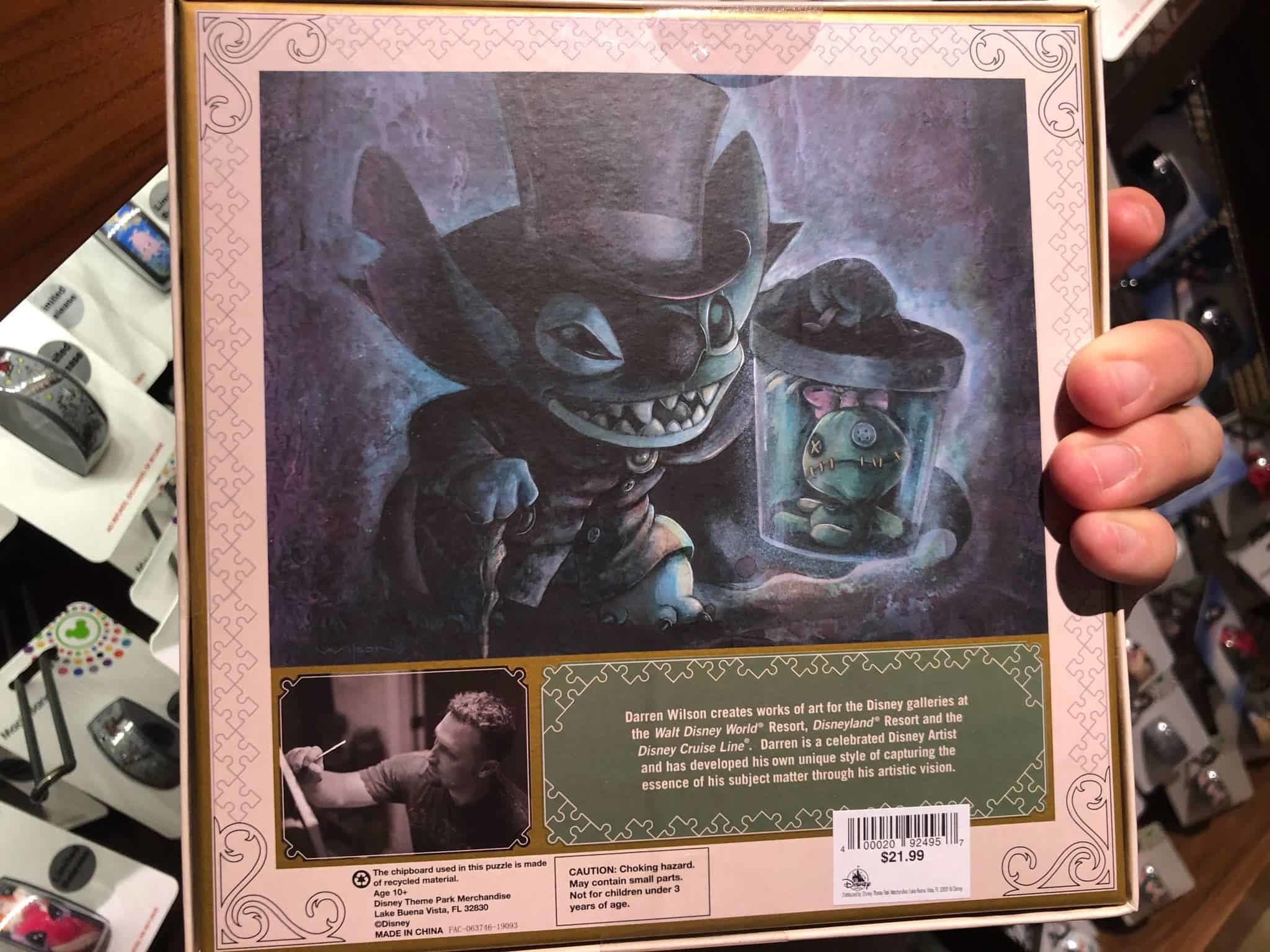 Haunted Mansion 50th Puzzle Released Featuring Stitch as the Hat Box Ghost 