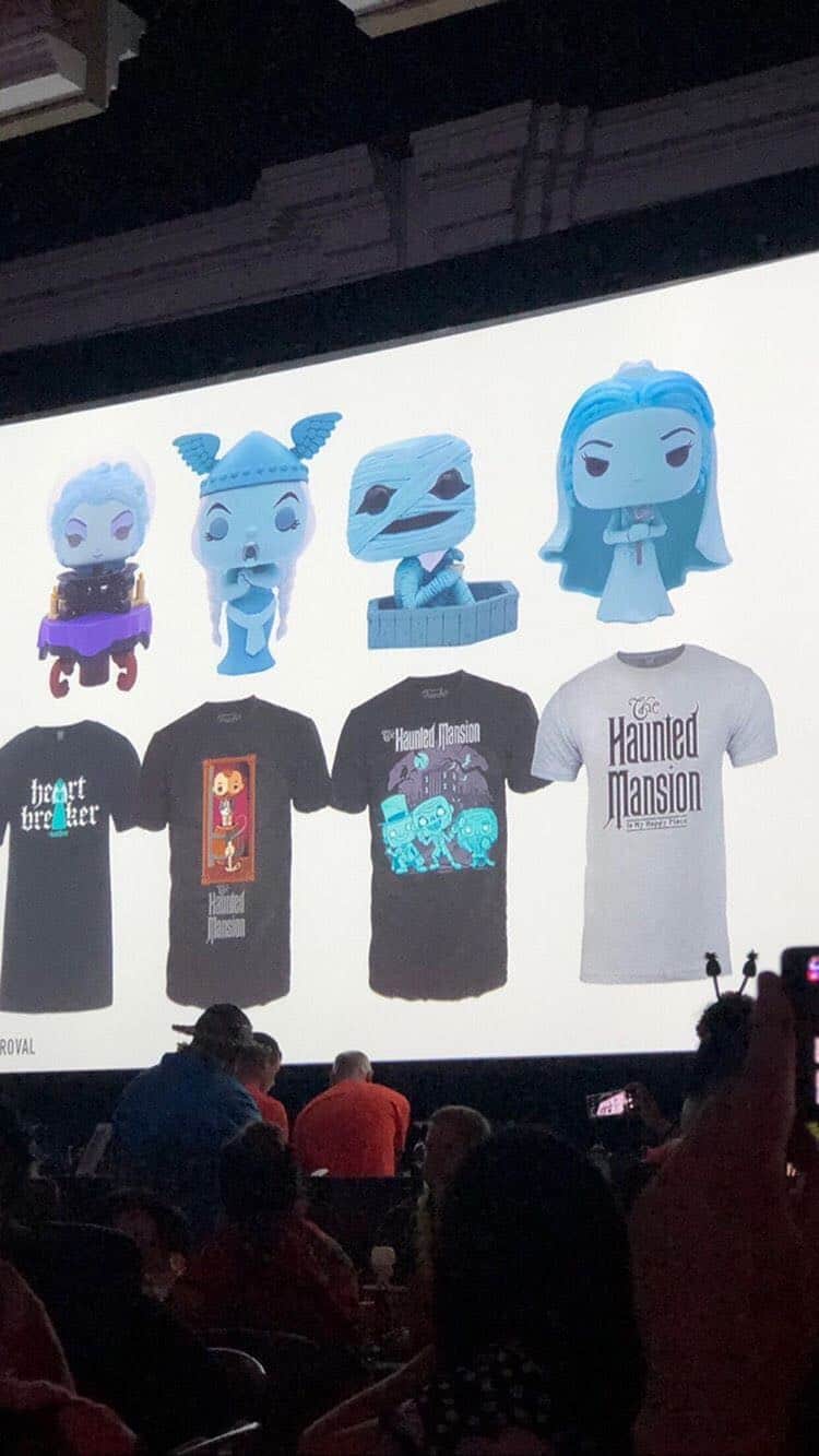 Haunted Mansion Funko Pops Tees