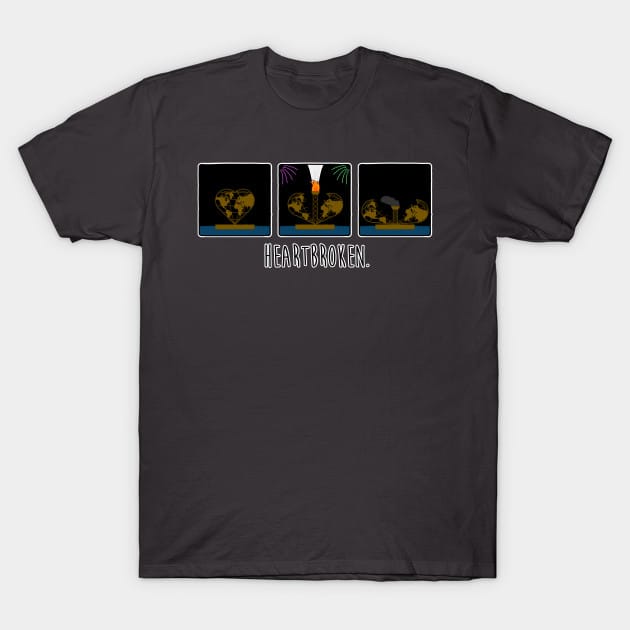 Illuminations Reflections of Earth Heartbroken T-Shirt TeePublic