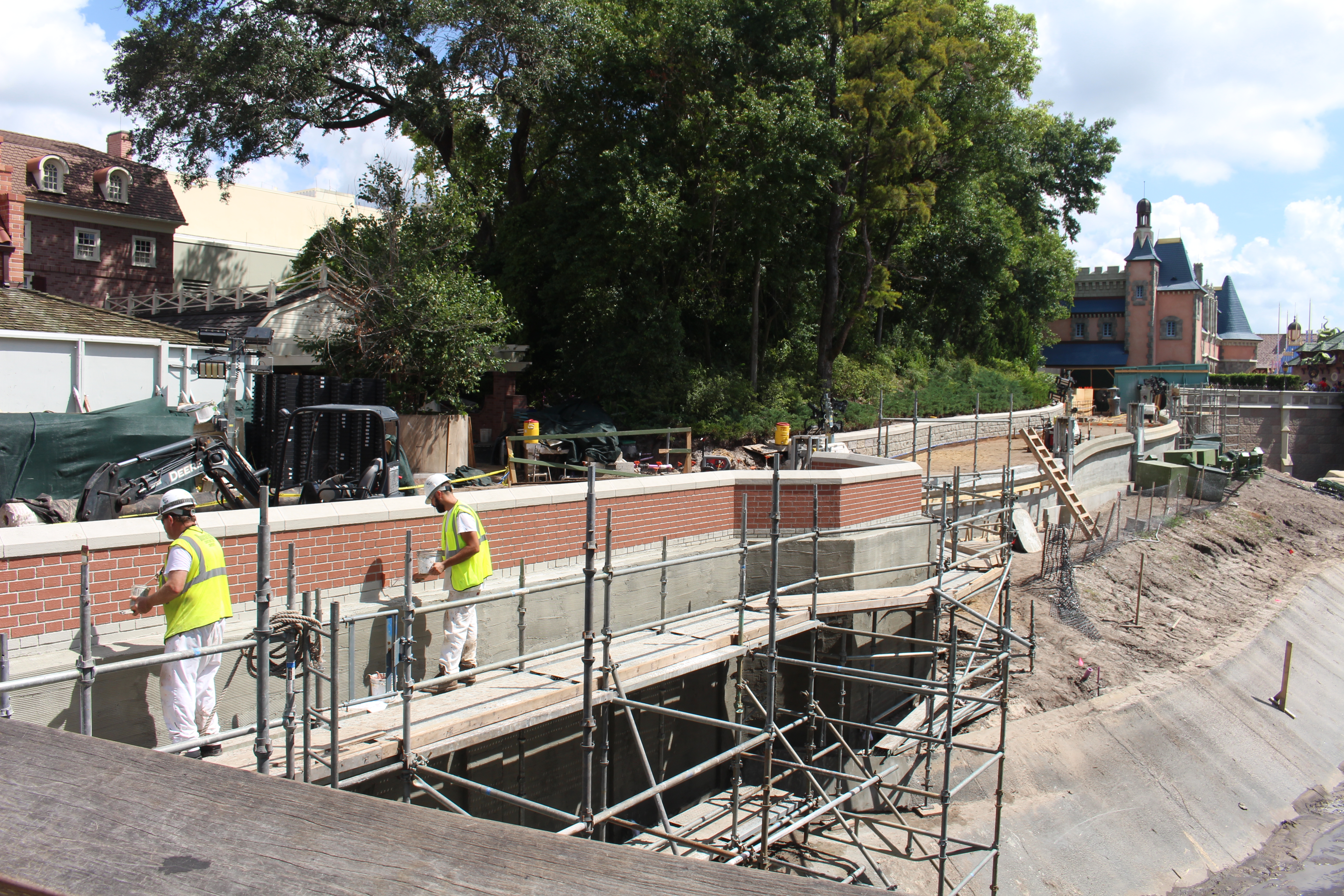 pathway widening Cinderella Castle