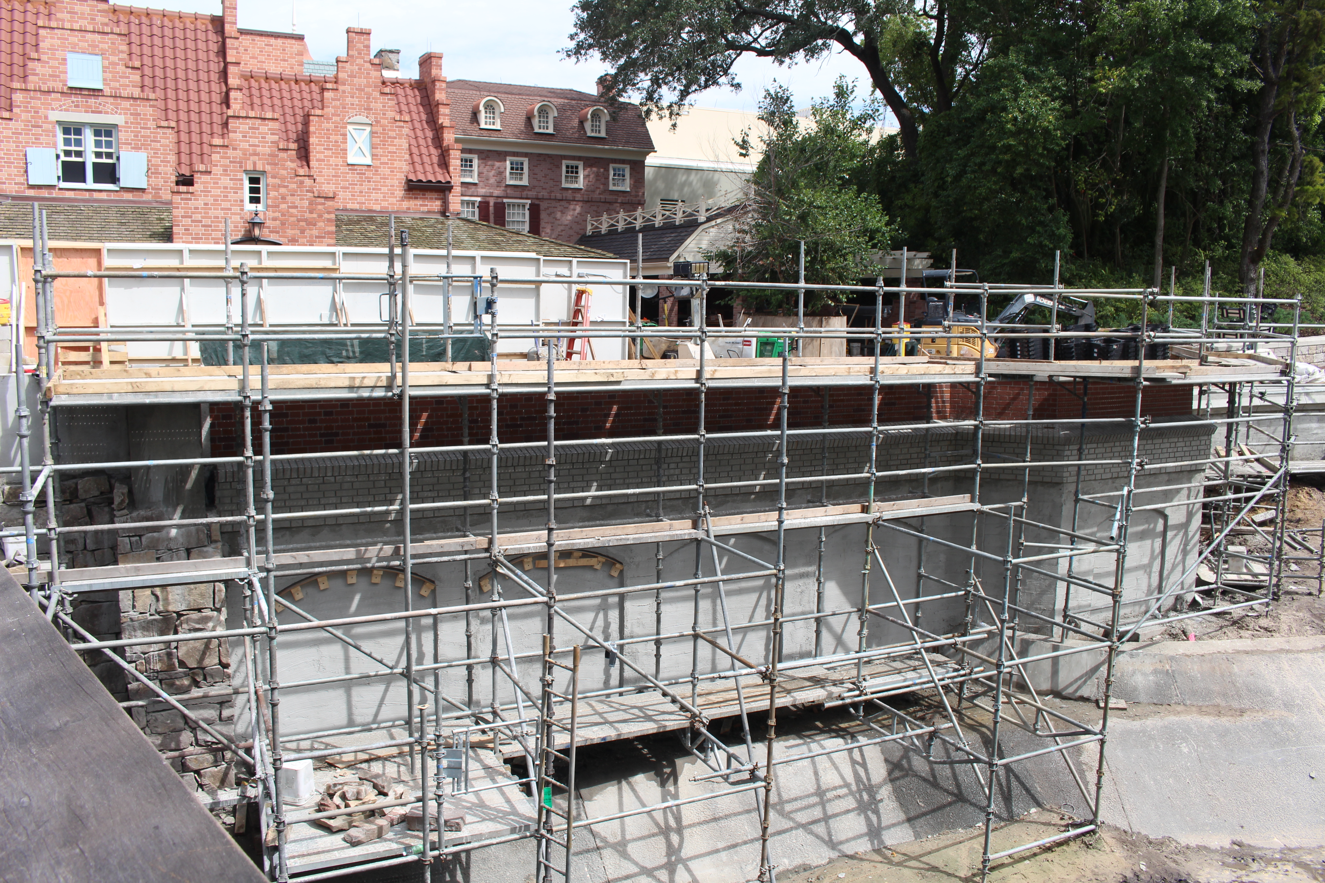 Cinderella Castle pathway widening