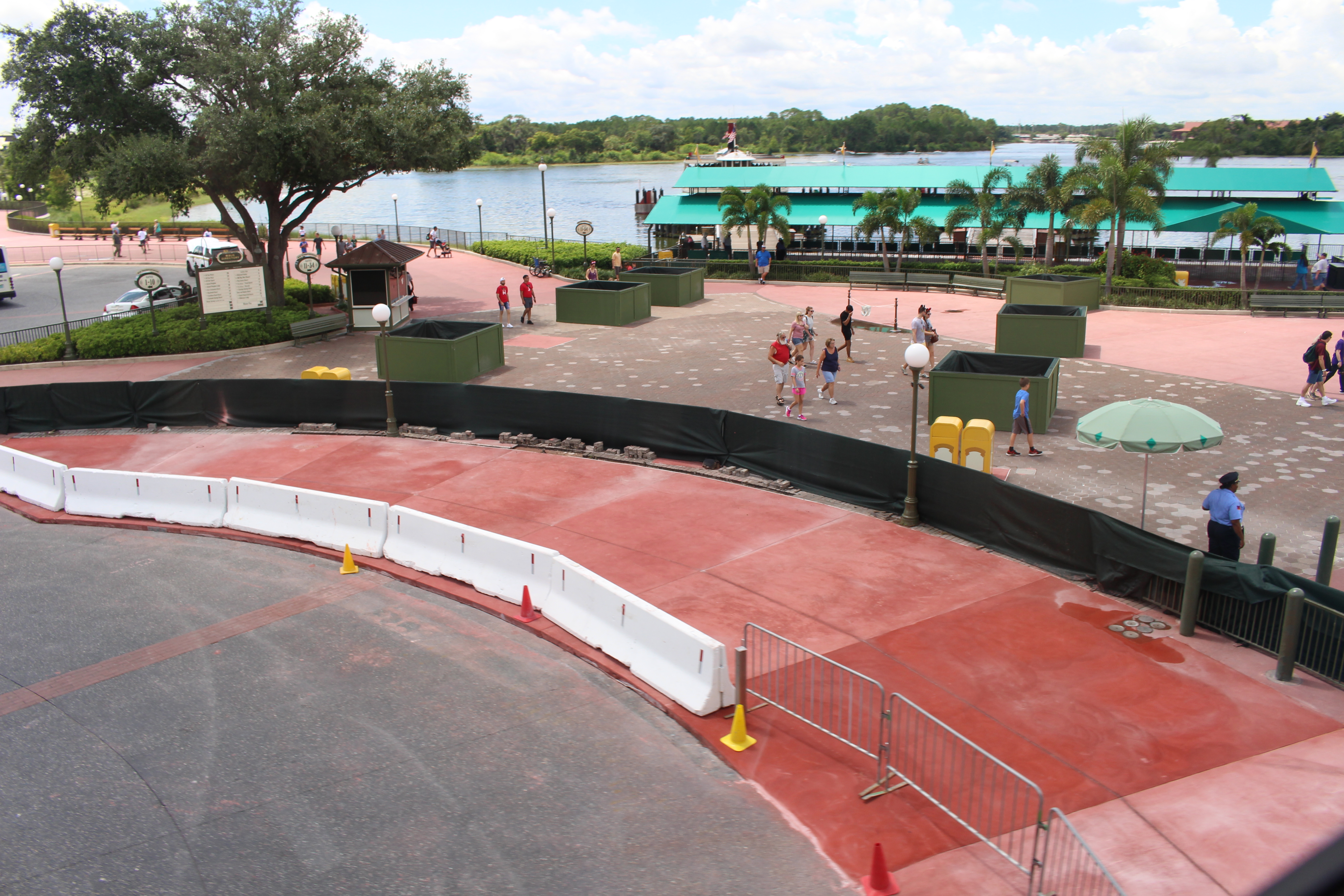 magic kingdom entrance construction