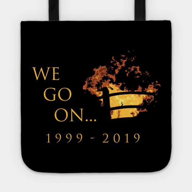 We Go On Illuminations Reflections of Earth Tote TeePublic