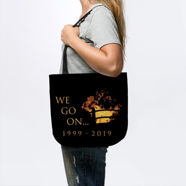 We Go On Illuminations Reflections of Earth Tote TeePublic