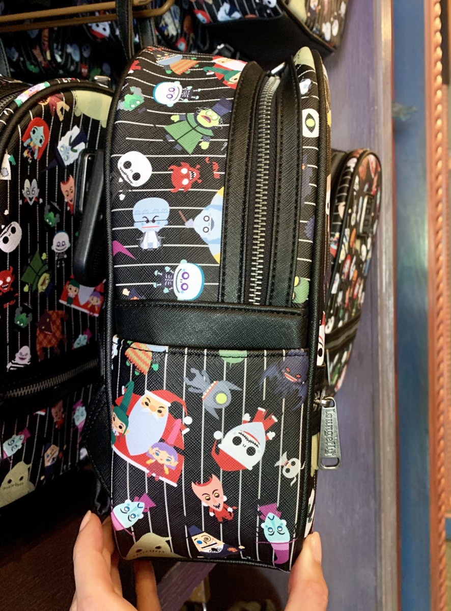 "The Nightmare Before Christmas" Loungefly Backpack Featuring Citizens of Halloween Town Disneyland Park