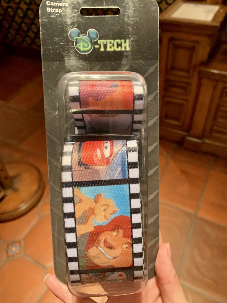 D-Tech Camera Strap Featuring Scenes From Classic Animated Films Disney California Adventure