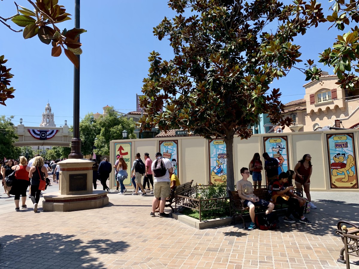 Disney California Adventure Photo Report 8-11-19 Crowds, Mickey Missing from Silly Symphony Swings, New Merch