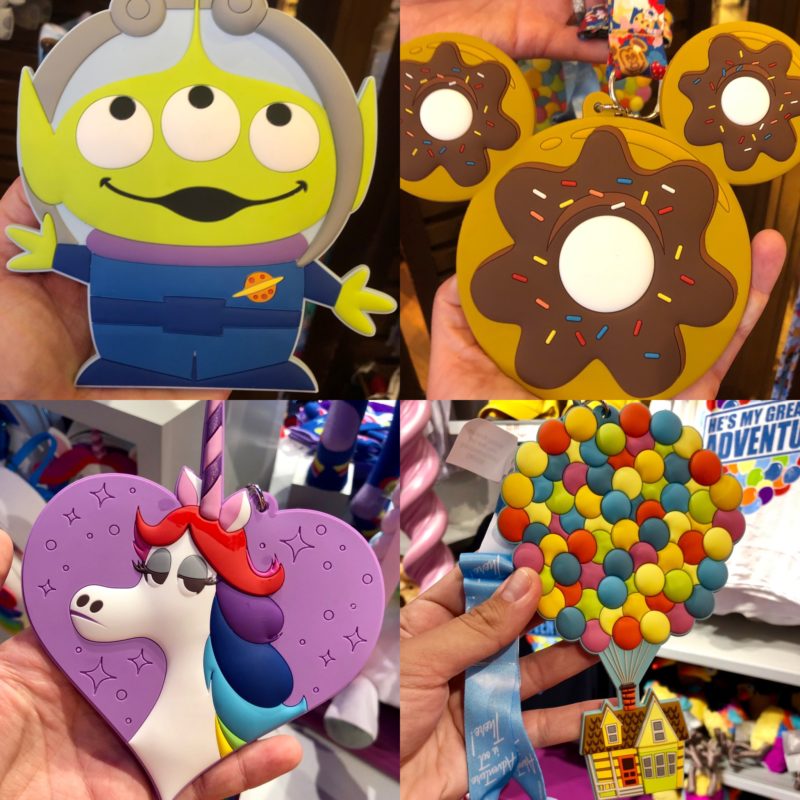 Disney Character and Pixar Card Holder Lanyards Disneyland Resort