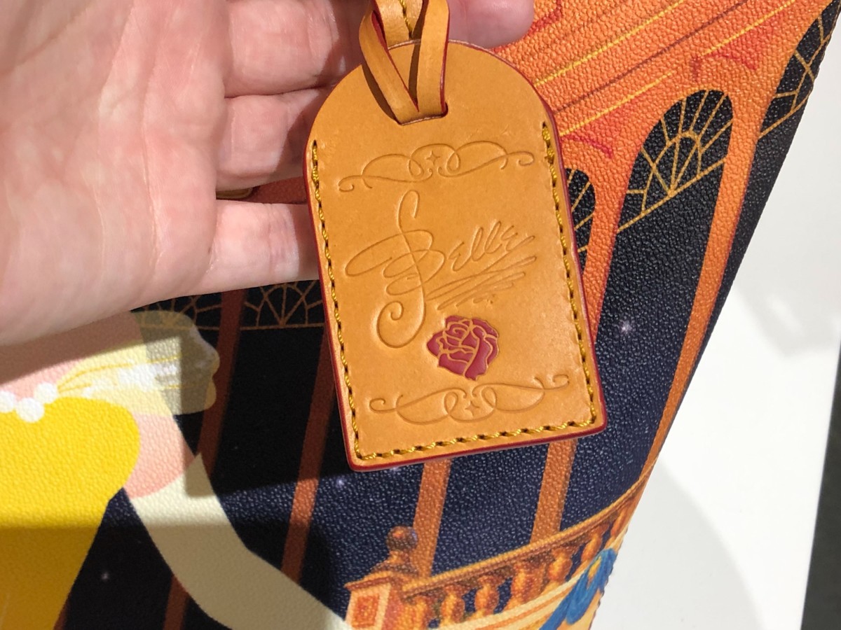 Belle Autograph Hang Tag on Dooney and Bourke Tote