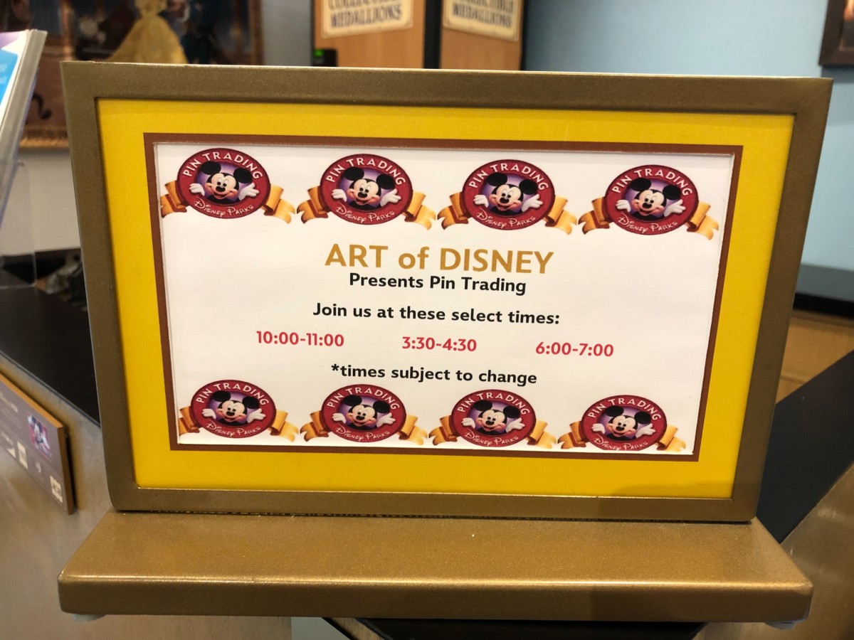 Pin Trading at Art of Disney