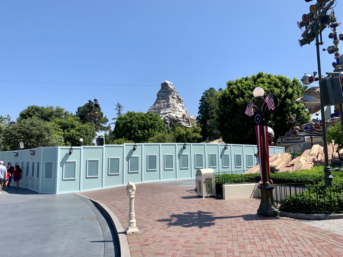 Disneyland Park Photo Report August 17 2019 Tomorrowland Refurbishment Halloween Decor and more 