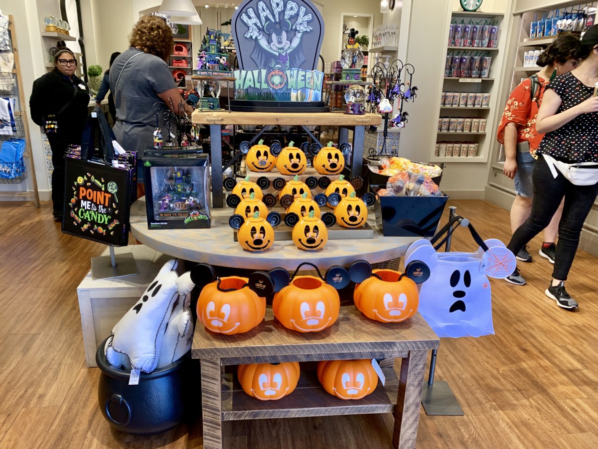 Downtown Disney District Photo Report Halloween Merchandise, Pedestrian Bridge Progress, and More