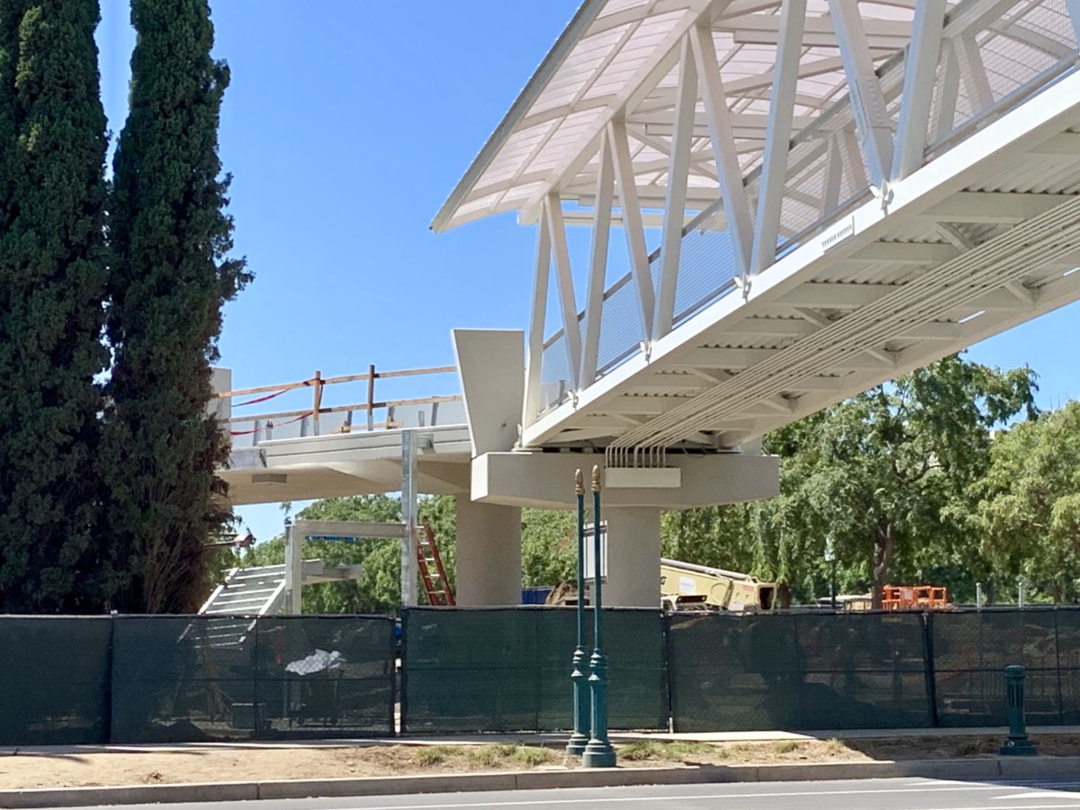 Downtown Disney District Photo Report Halloween Merchandise, Pedestrian Bridge Progress, and More