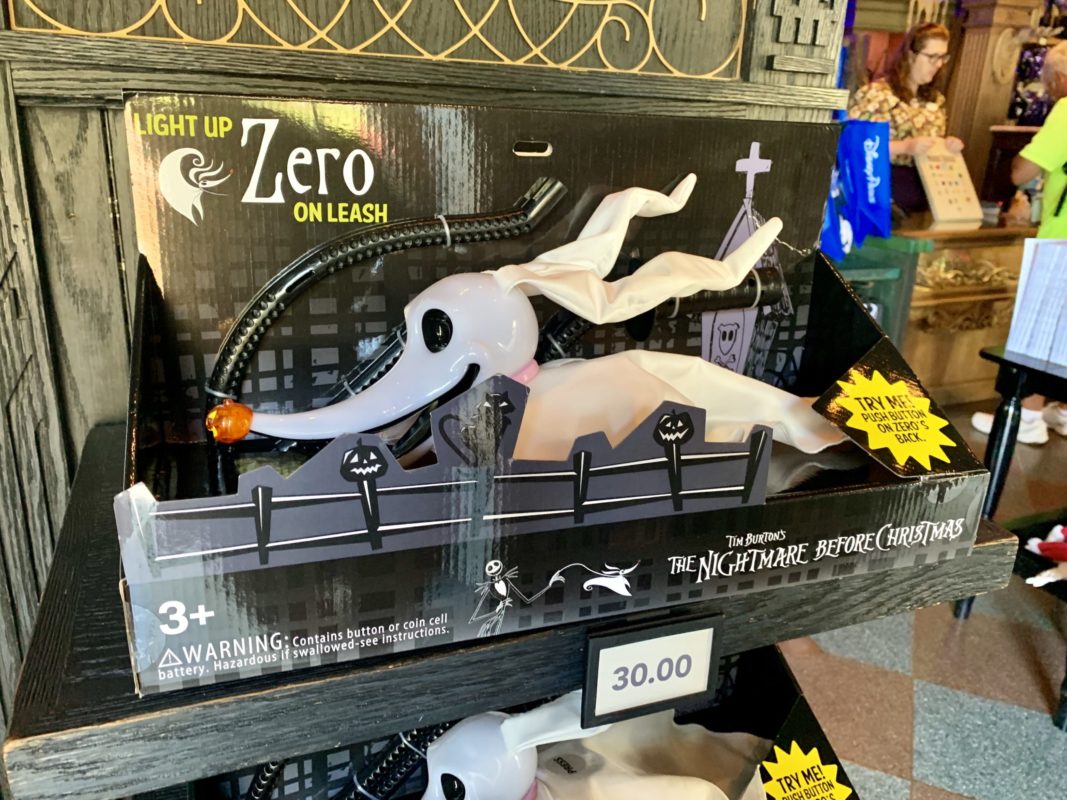Light Up Zero On A Leash The Nightmare Before Christmas Disneyland Park