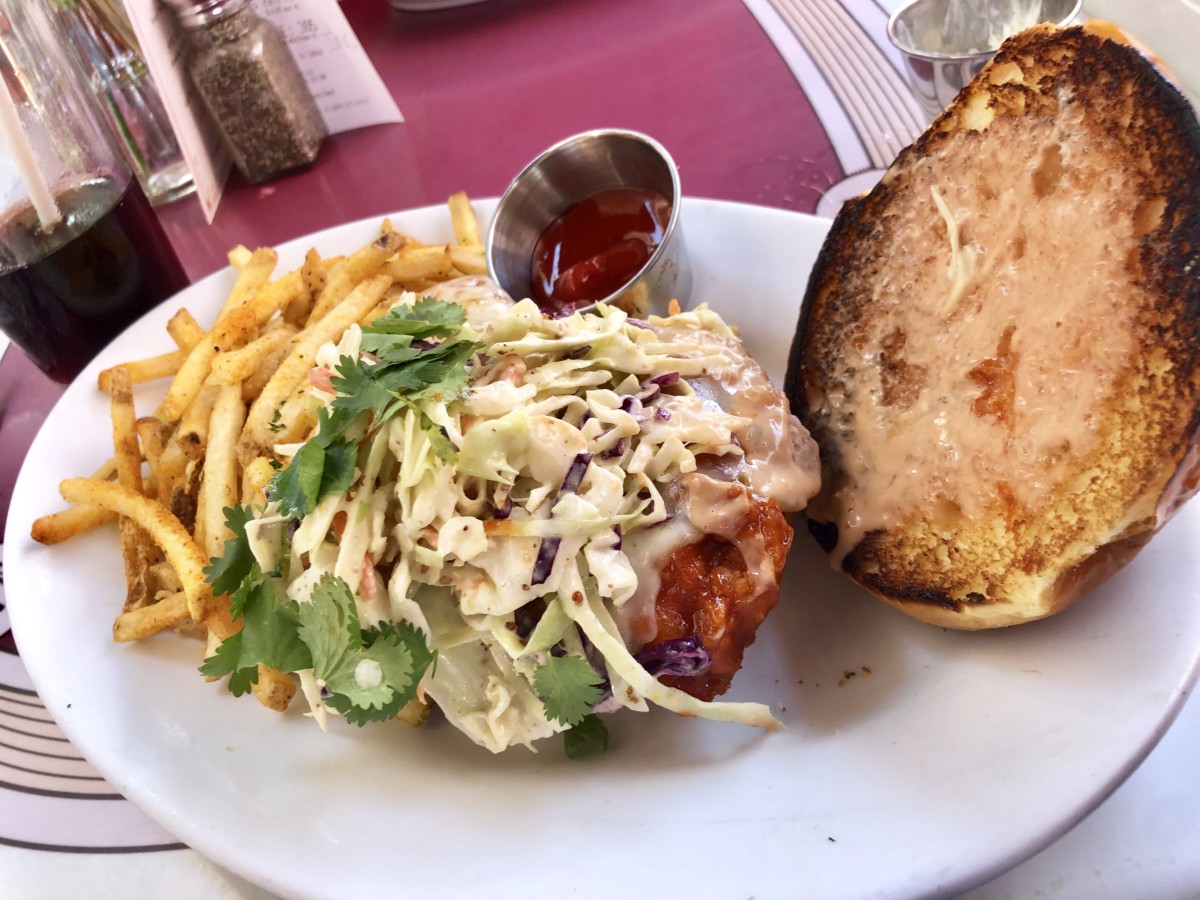 Main Street Electrical Parade Spicy Chicken Sandwich Carnation Cafe Disneyland Park