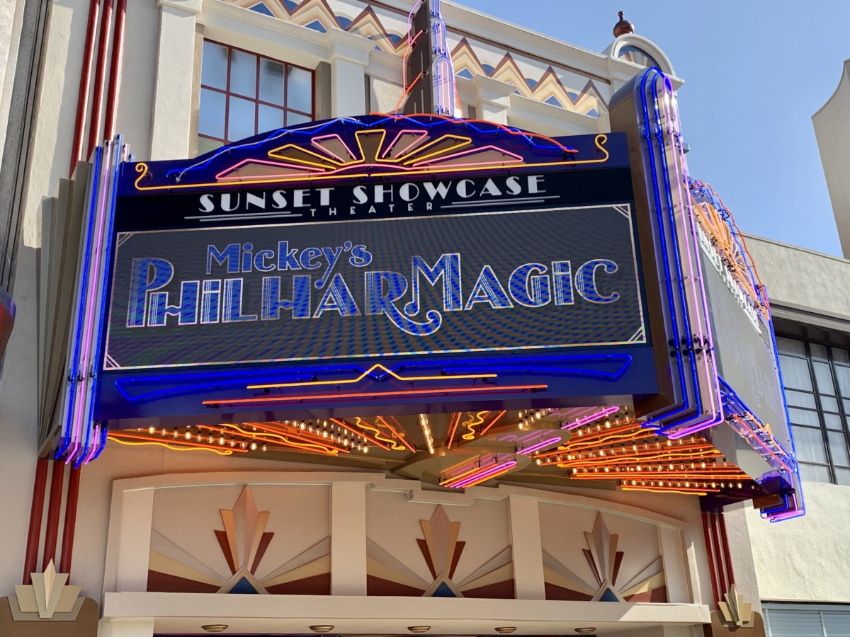 New Entrance to Mickey's PhilharMagic opens at Sunset Showcase Theater Disney California Adventure