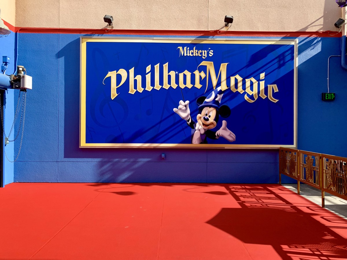 New Entrance to Mickey's PhilharMagic opens at Sunset Showcase Theater Disney California Adventure