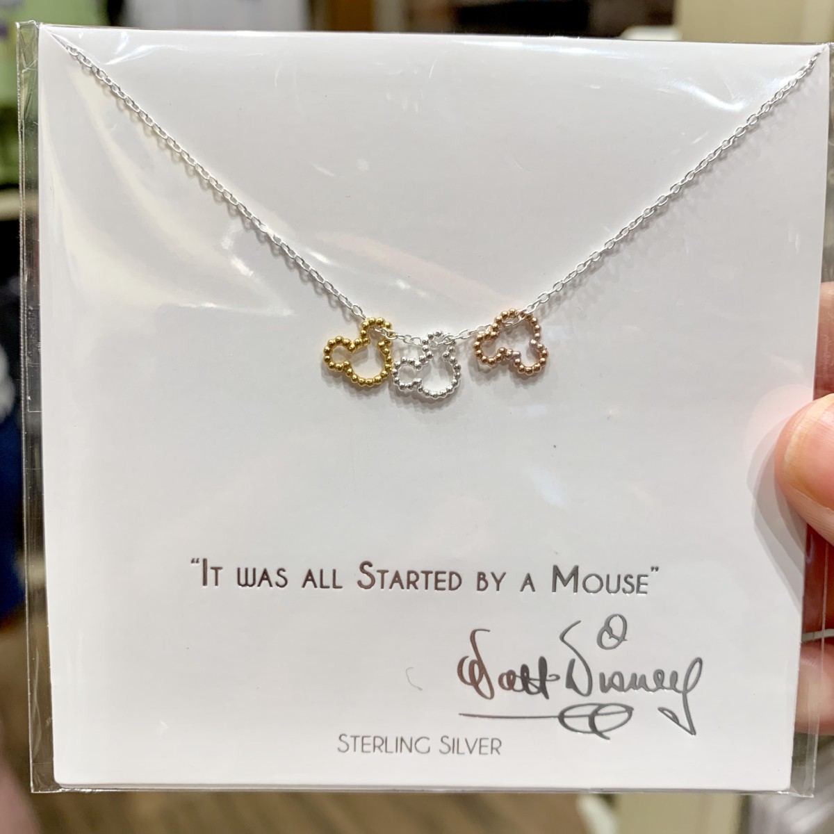 New Sterling Silver Necklaces Disney Parks Collection Jewelry World of Disney Disneyland Resort