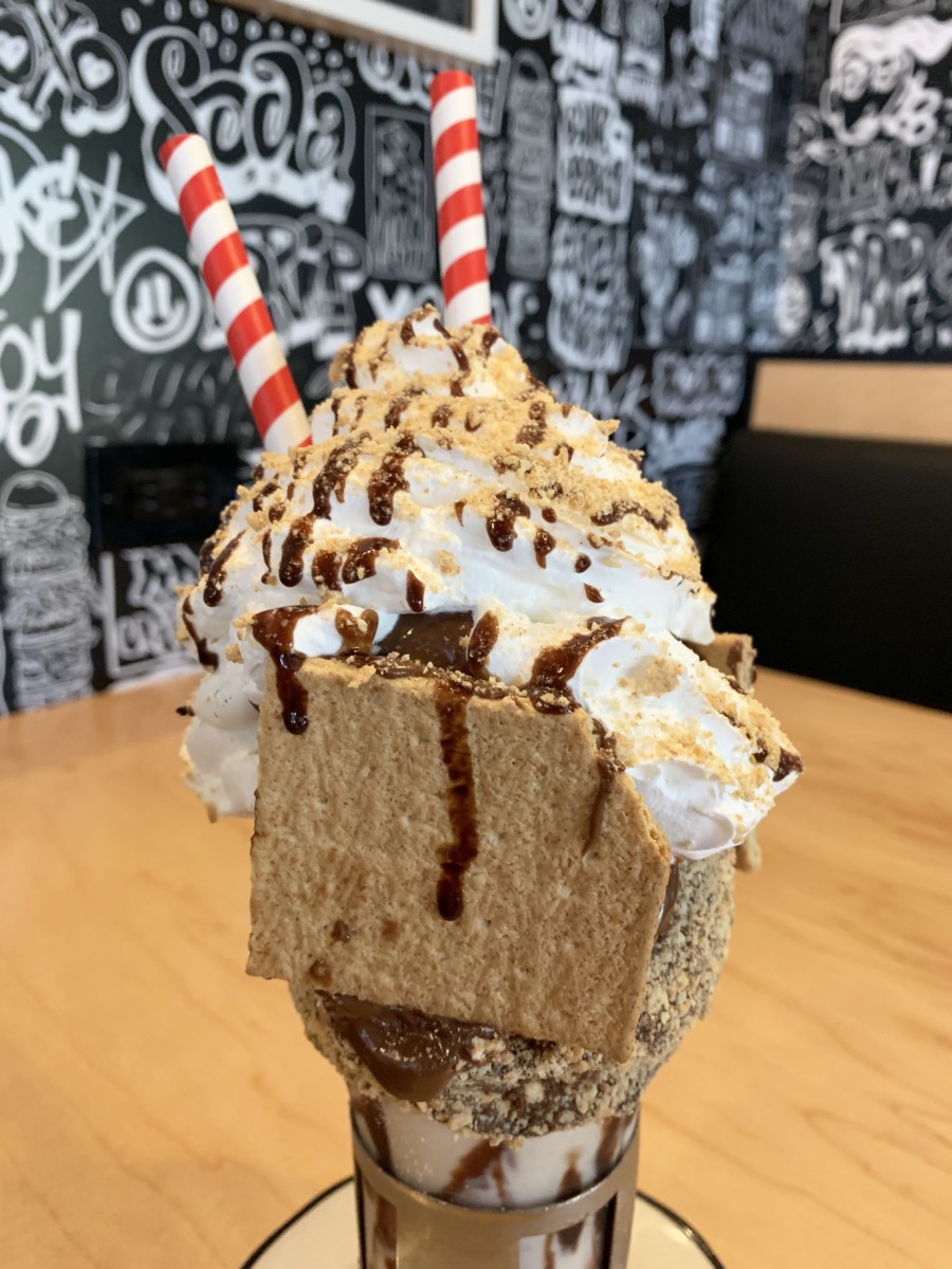S'Mores Shake and Old Fashioned Burger Limited Time Black Tap Anaheim Disneyland Resort