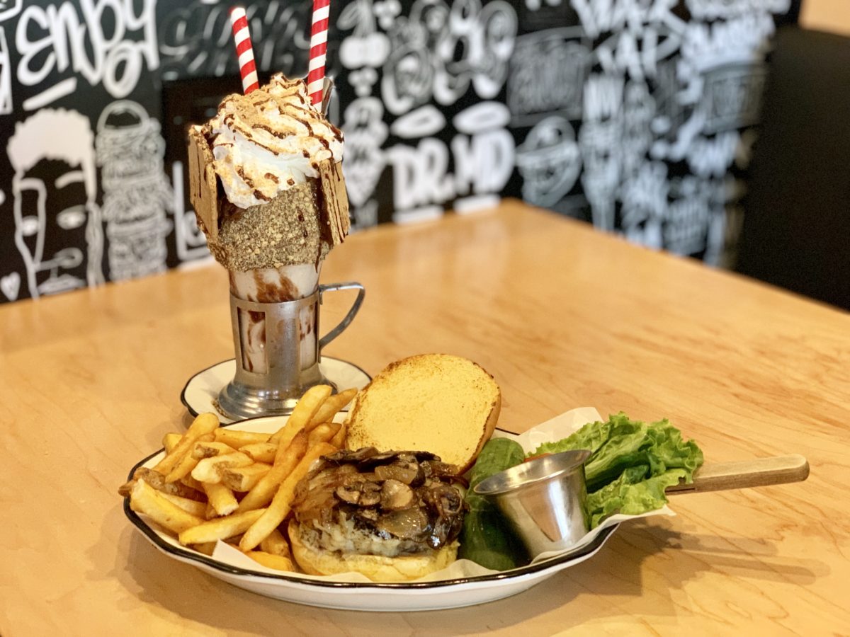 S'Mores Shake and Old Fashioned Burger Limited Time Black Tap Anaheim Disneyland Resort
