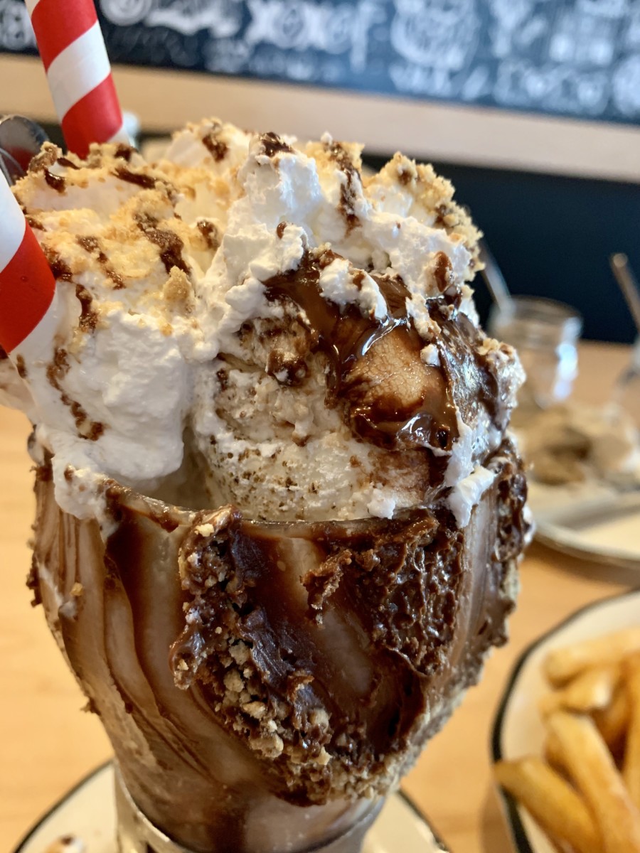 S'Mores Shake and Old Fashioned Burger Limited Time Black Tap Anaheim Disneyland Resort