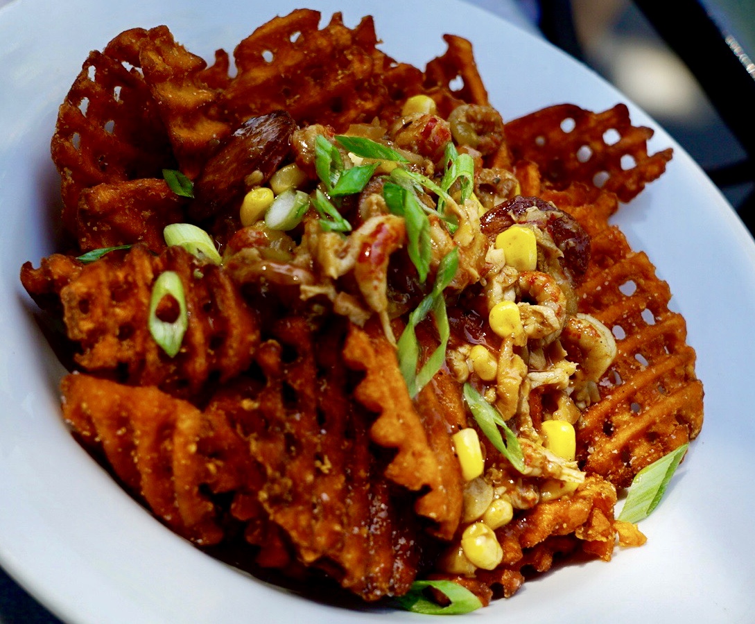 Sarah 'Sally' Slater's Seafood Fries and Swinging Wake Cake Cafe Orleans Haunted Mansion 50 Disneyland